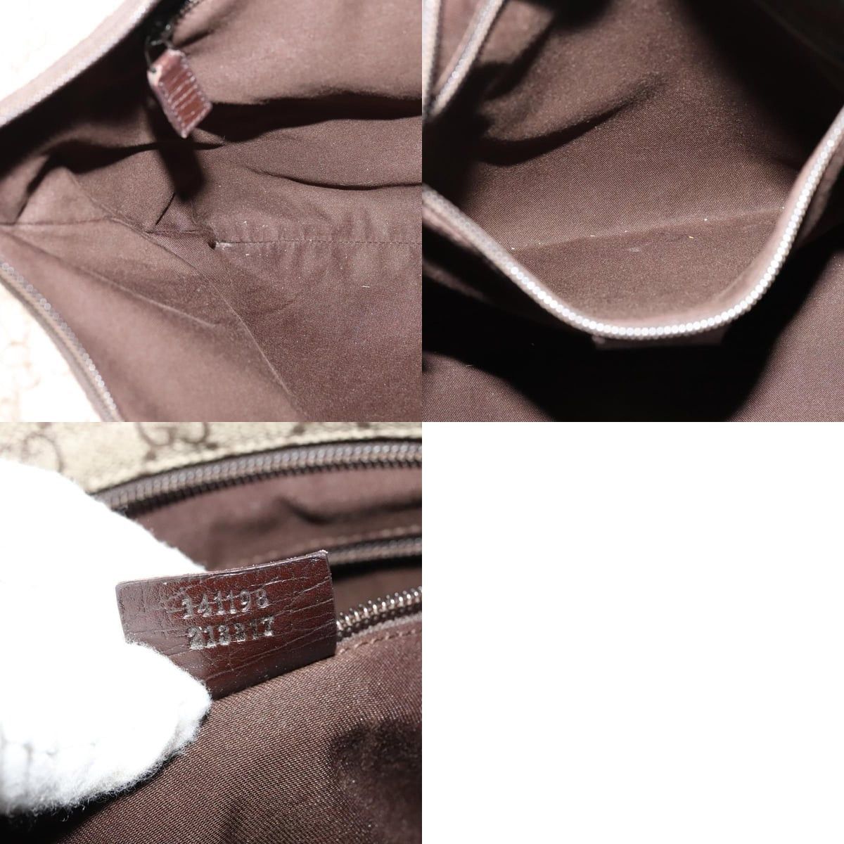 Gucci GUCCI GG Supreme Shoulder Bag Pvc Beige Silver Size ONE SIZE - 12 Thumbnail