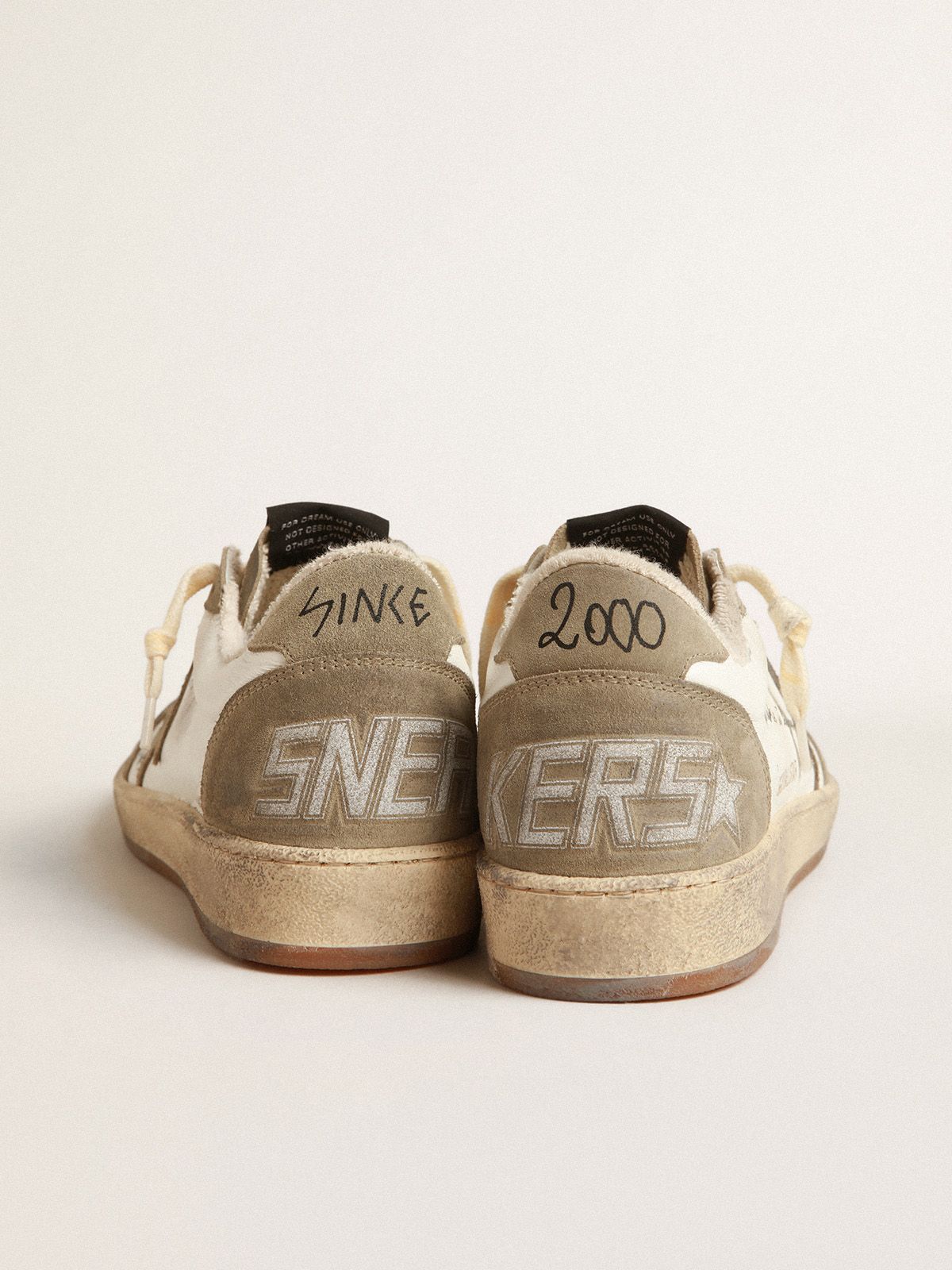 Golden Goose o1w1db10725 Ball Star Low-Top Sneakers in White/Brown Size US 6 / EU 39 - 4 Thumbnail
