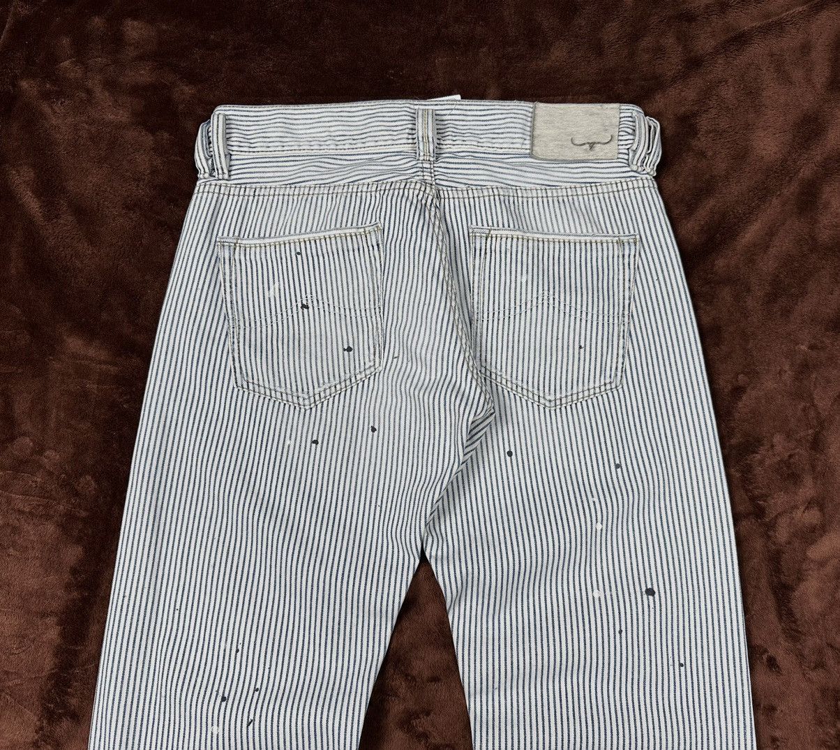 Japanese Brand Bobson Distressed Dirty Jeans Size US 30 / EU 46 - 3 Thumbnail