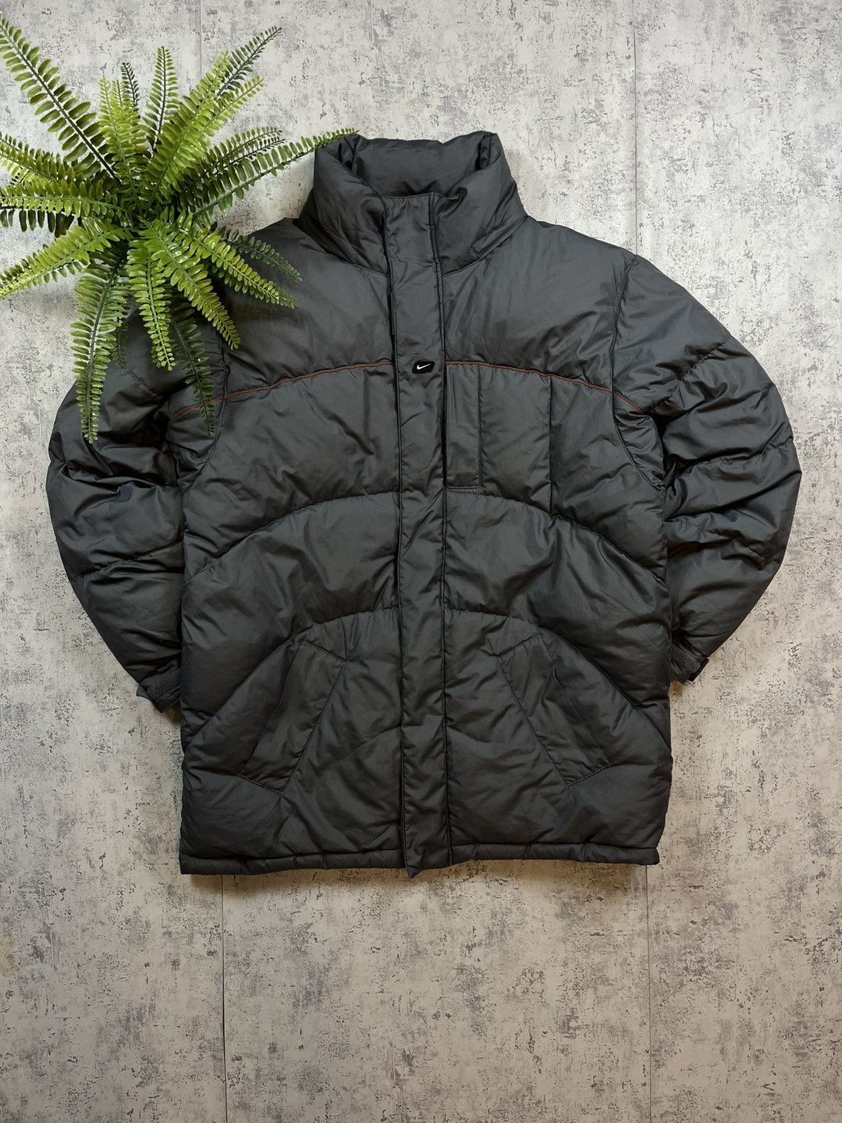 90’s NIKE RETRO CENTRAL SWOOSH LOGO DOWN PUFFER JACKET Y2K