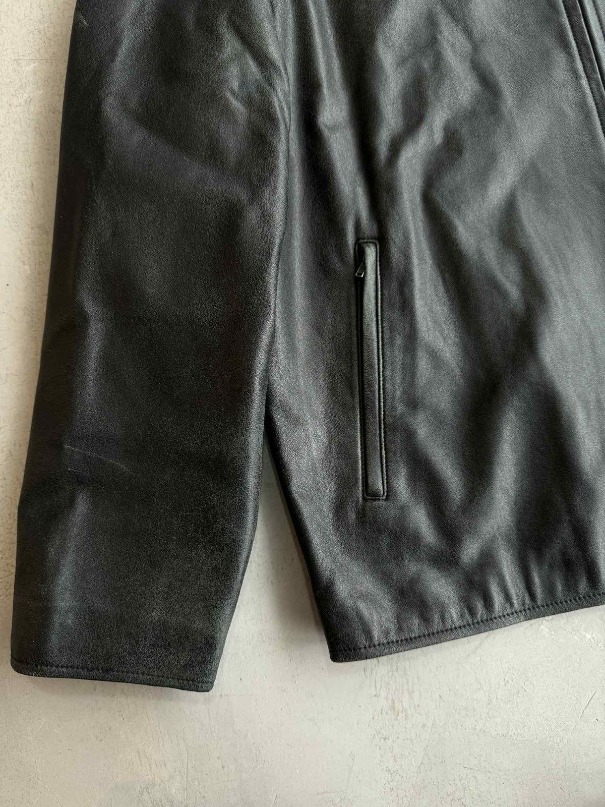 Balenciaga Balenciaga - Nicolas Ghesquiere Harrington Leather Jacket Size US XL / EU 56 / 4 - 11 Thumbnail