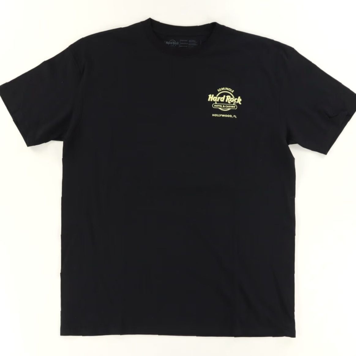 Hard Rock Cafe Hard Rock Café Hollywood FL Solid T-Shirt Black Men's XL Shirt Size US XL / EU 56 / 4 - 3 Thumbnail
