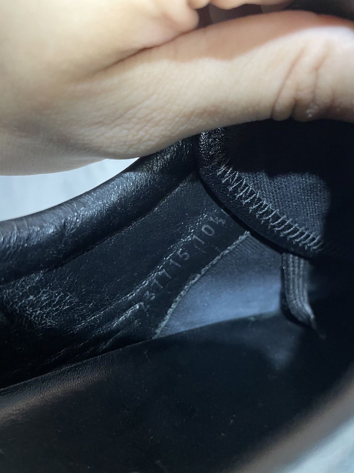 Gucci GUCCI black monogram microguccissima GG low sneakers Size US 10.5 / EU 43-44 - 10 Thumbnail