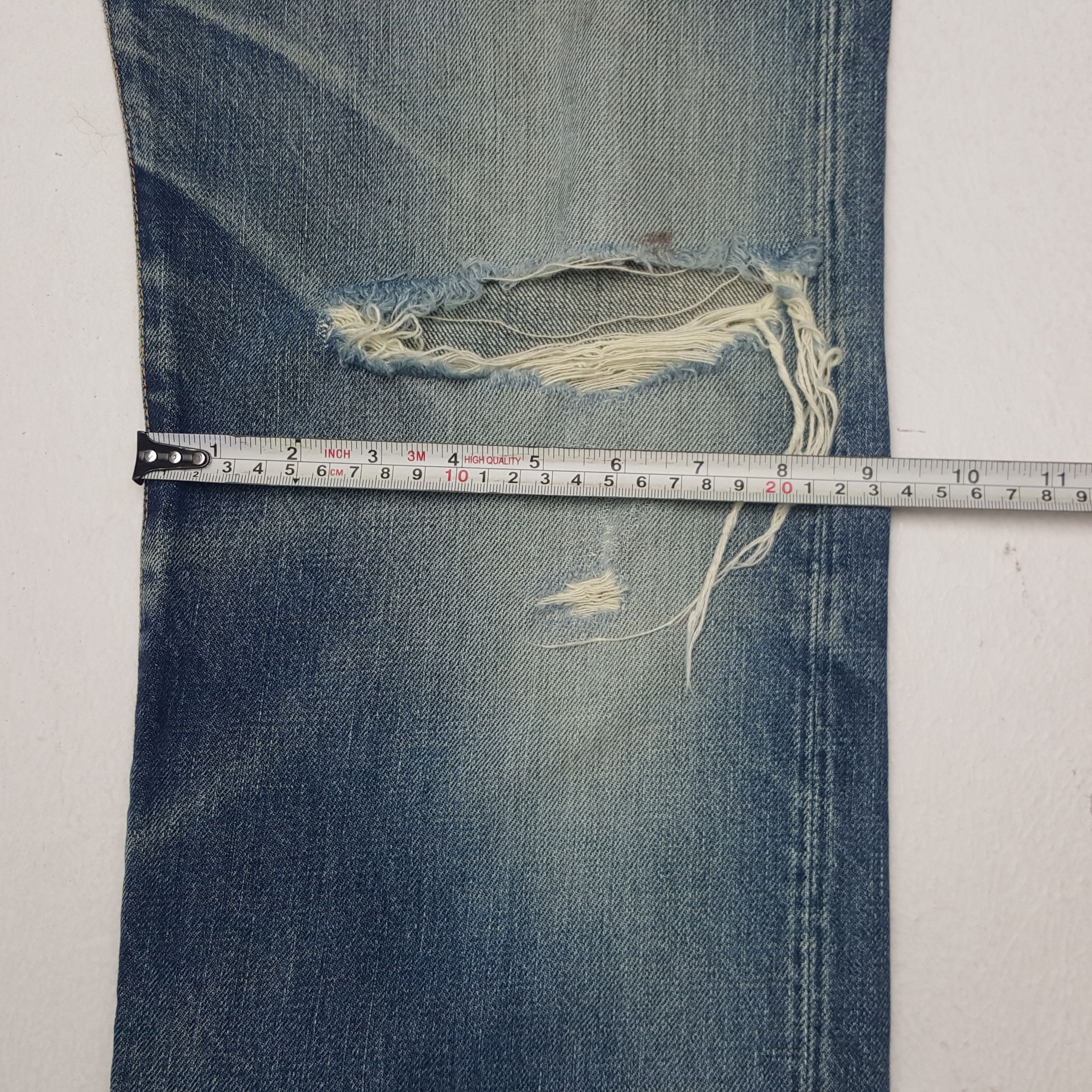Evisu × Japanese Brand × Vintage Vintage Evisu Japanese Brand Daicock Custom Art Denim Jeans Size US 27 - 9 Thumbnail