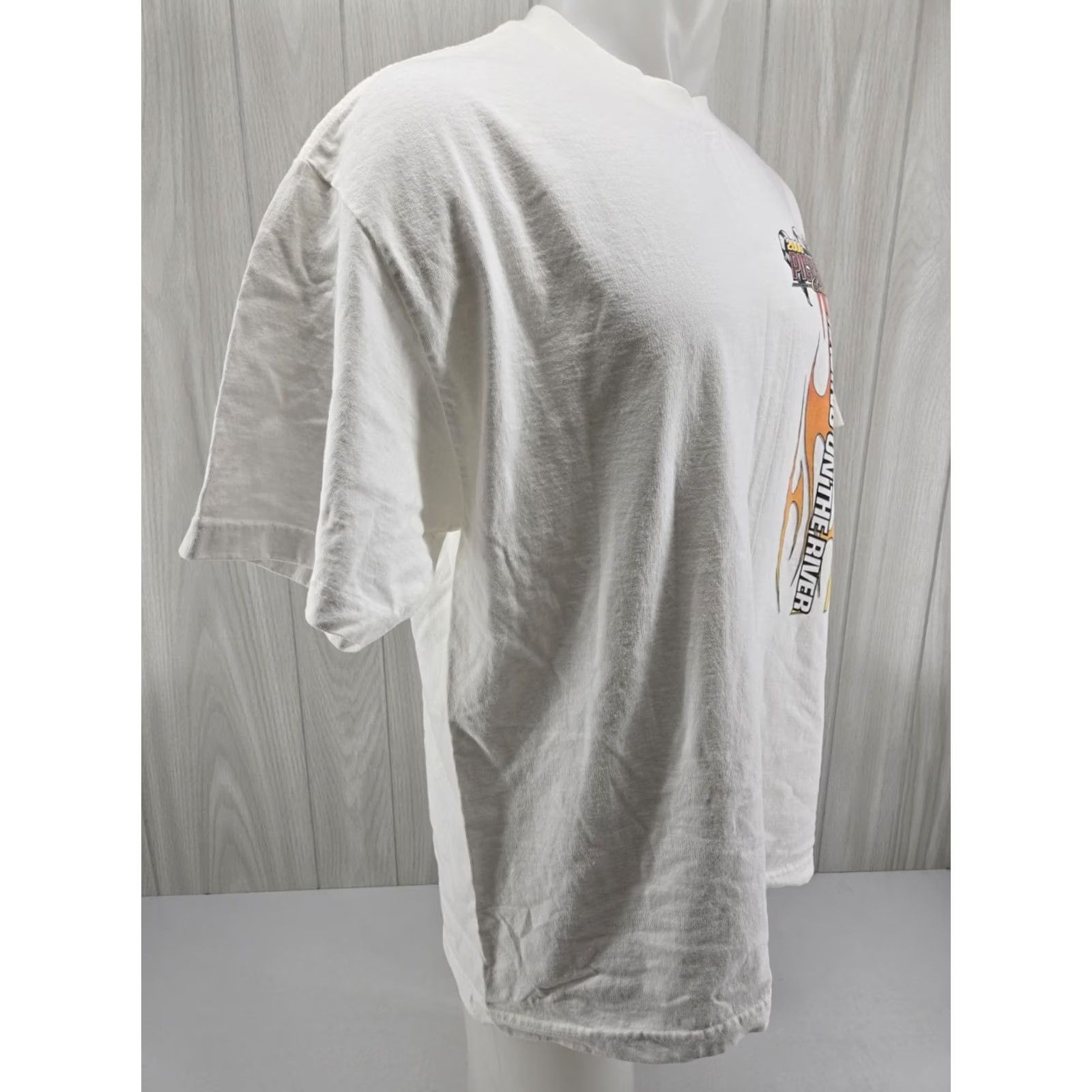 AAA 2006 Pickwick Challenge Hydro Men's T-Shirt Boat Racing Graphic XL White Cotton Short Sleeve Size US XL / EU 56 / 4 - 7 Thumbnail