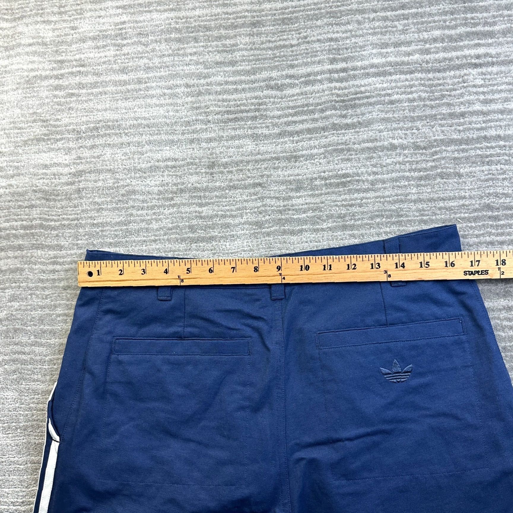 Adidas NEW Adidas Pants Mens 30x32 Blue Chino Skateboarding Skater Striped Slacks Size US 30 / EU 46 - 7 Thumbnail