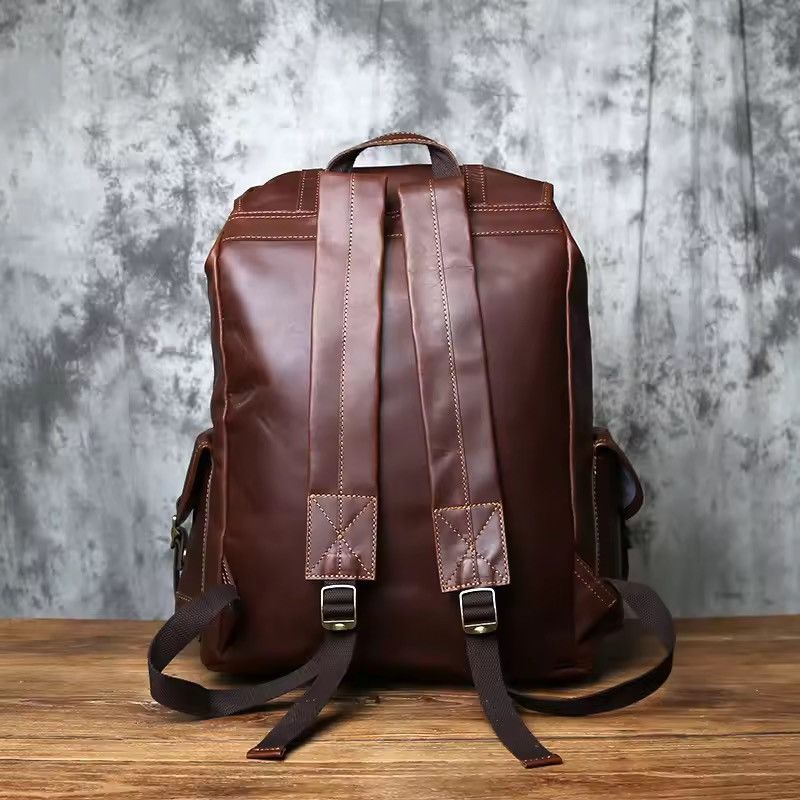 Genuine Leather Vintage Genuine Leather Backpack Size ONE SIZE - 3 Thumbnail