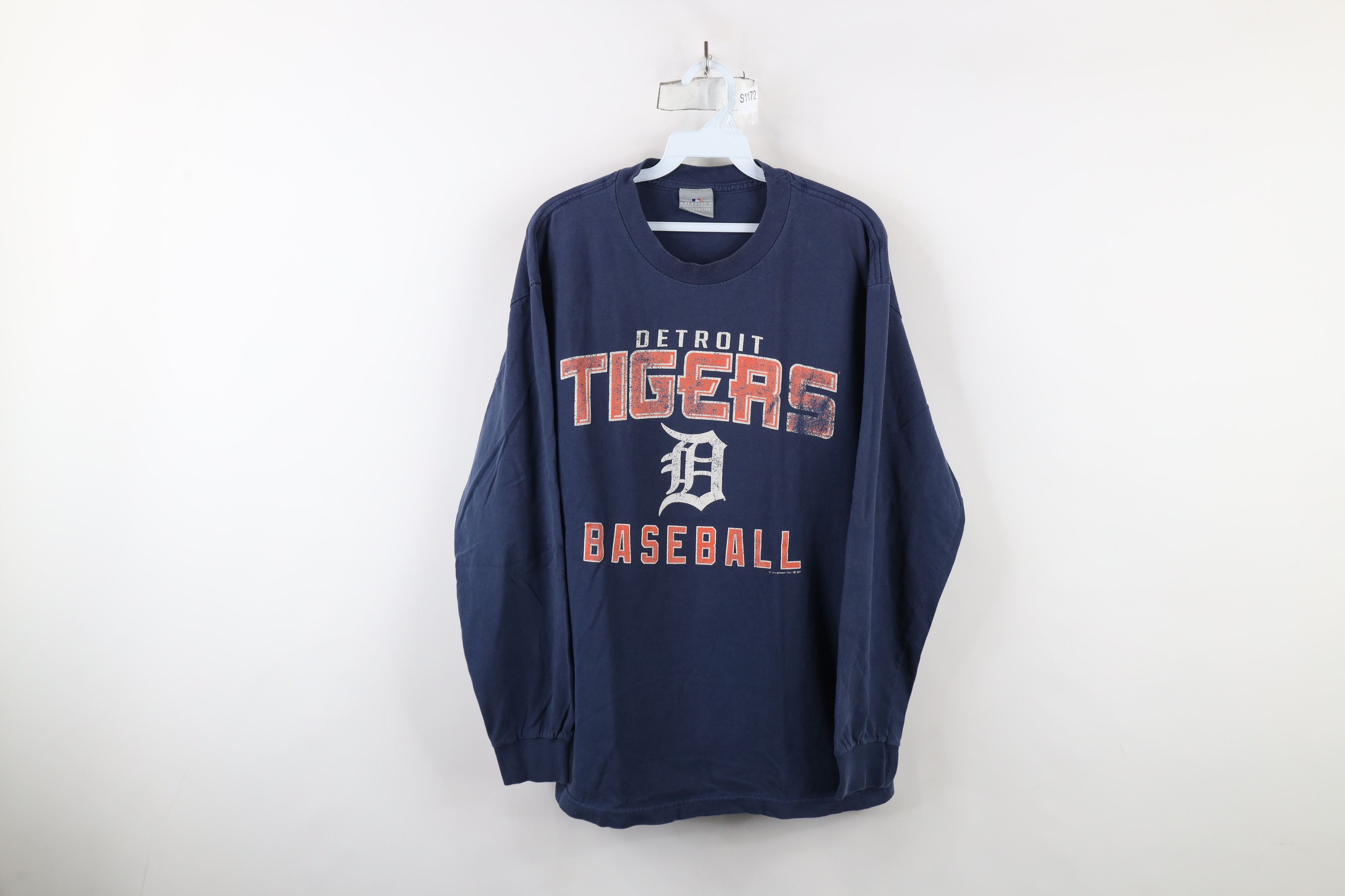 Vintage Vintage D Detroit Tigers Baseball Long Sleeve T-Shirt Size US L / EU 52-54 / 3 - 1 Thumbnail