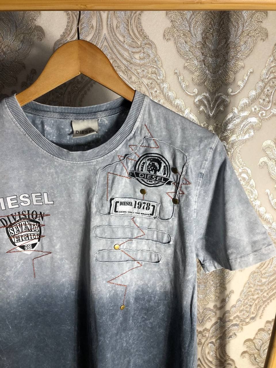 Diesel × Vintage VERY RARE DIESEL DESIGNER T-SHIRT JAPAN STYLE RETRO Y2K 90s Size US XL / EU 56 / 4 - 2 Thumbnail