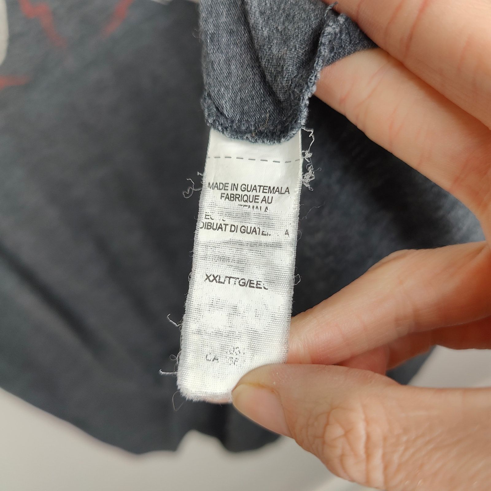 Lucky Brand Lucky Brand T-Shirt Mens XXL Gray Heather Guitar Pick Size US XXL / EU 58 / 5 - 5 Thumbnail