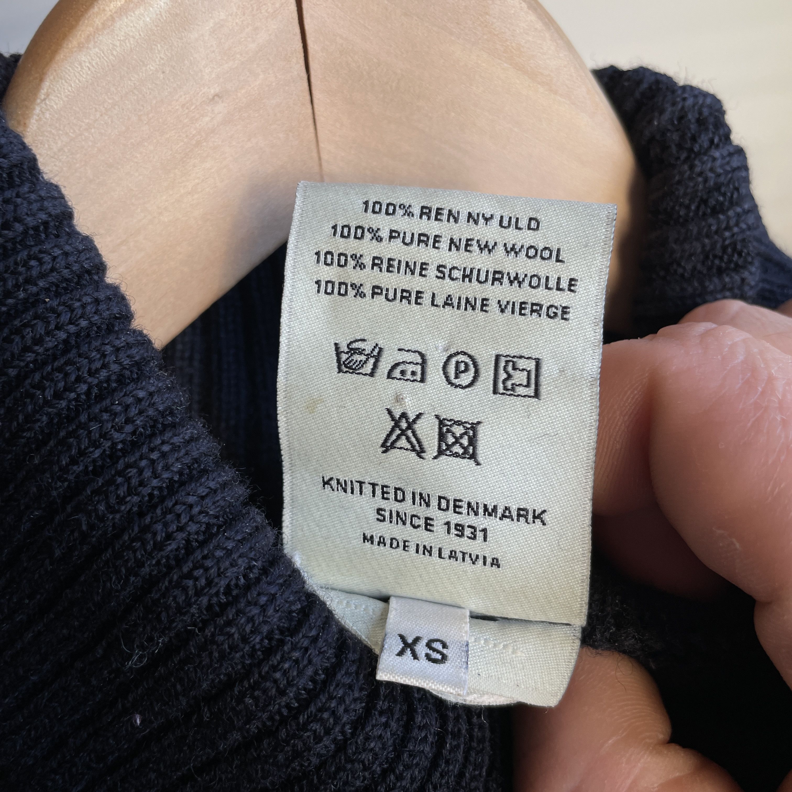 S.N.S. Herning SNS Herning Roll Neck Fisherman Wool Sweater Size XS Size US XS / EU 42 / 0 - 7 Thumbnail