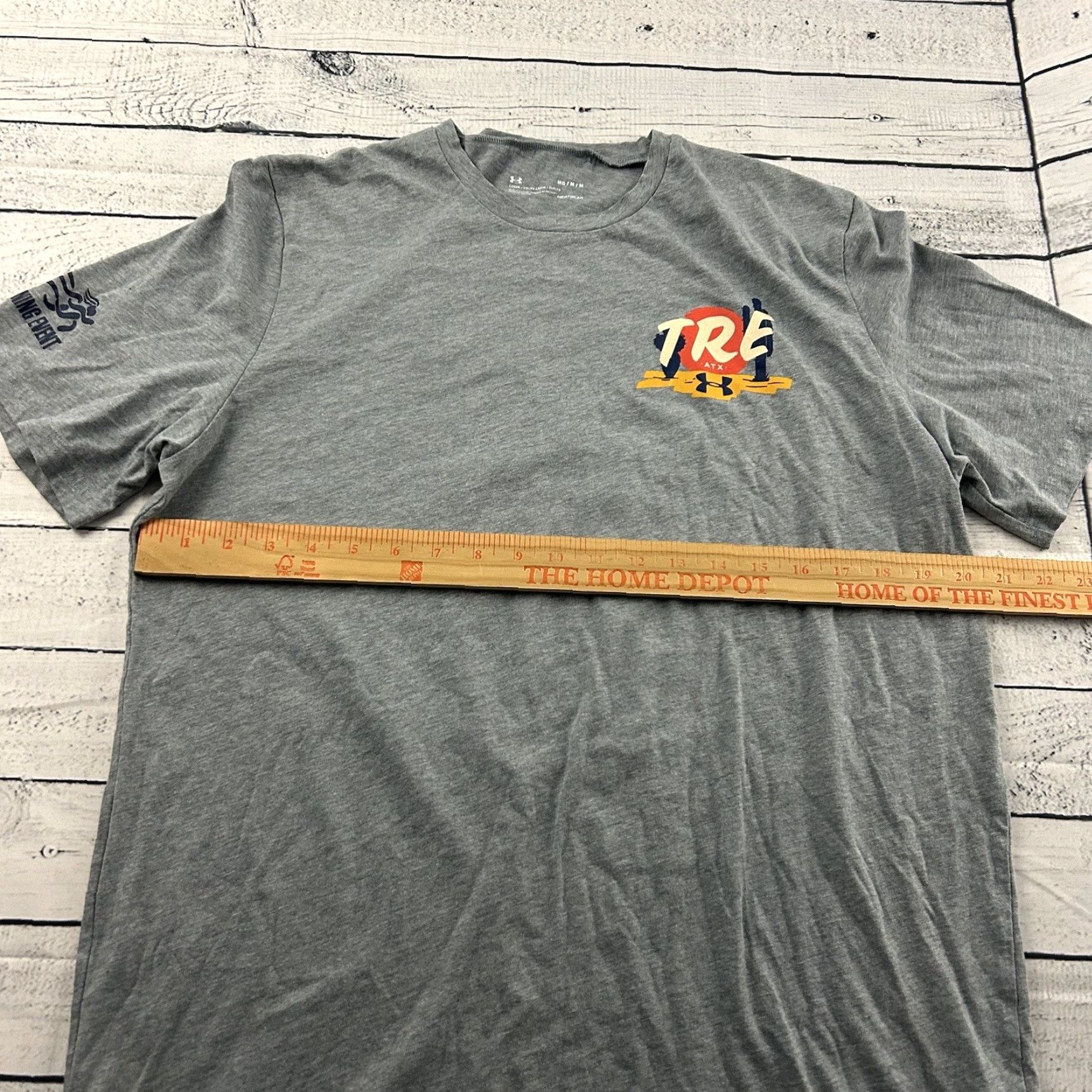 Under Armour Under Armour TRE The Running Event Short Sleeve Athletic T Shirt Mens Medium Gray HeatGear Solid Lightweight Size US M / EU 48-50 / 2 - 5 Thumbnail