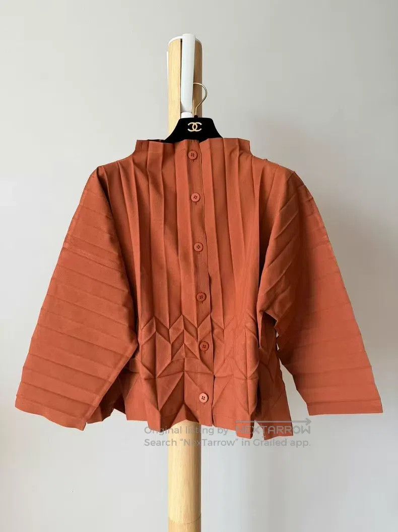 Issey Miyake Issey Miyake size:one size Brown Jacket Size XXS / US 00 / IT 34 - 2 Thumbnail