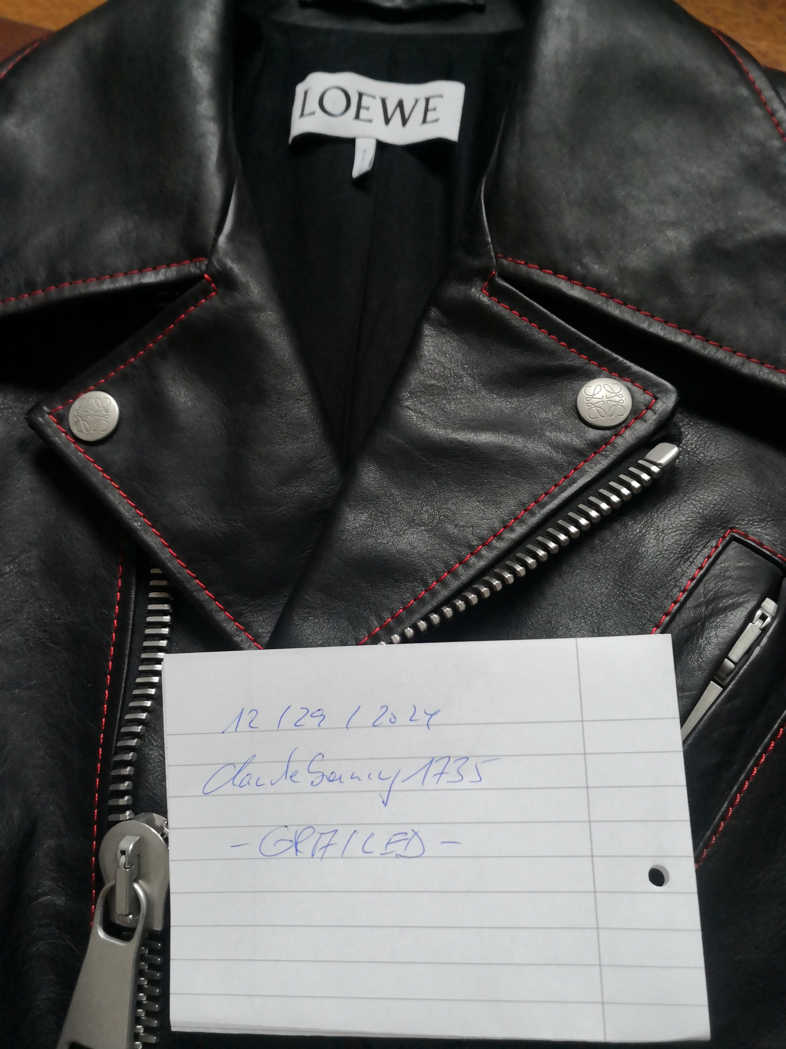 Loewe Rare Loewe William de Morgan Leather Jacket Size US M / EU 48-50 / 2 - 6 Thumbnail