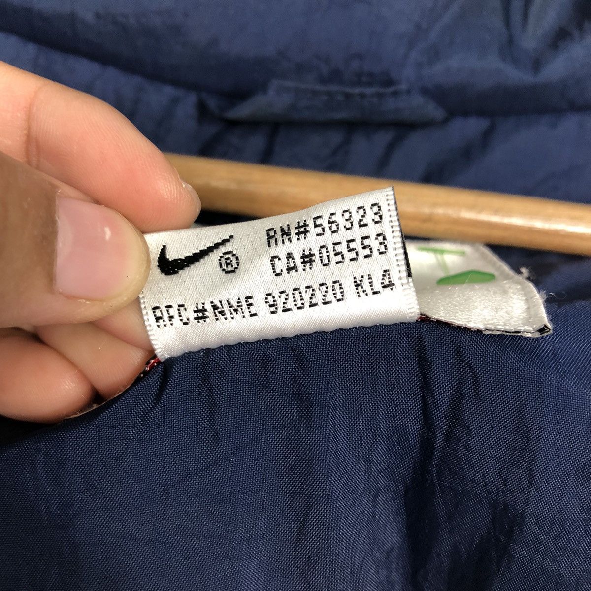 Nike 📌Vintage Bomber Jacket Nike Big Swoosh Design Size US L / EU 52-54 / 3 - 21 Thumbnail