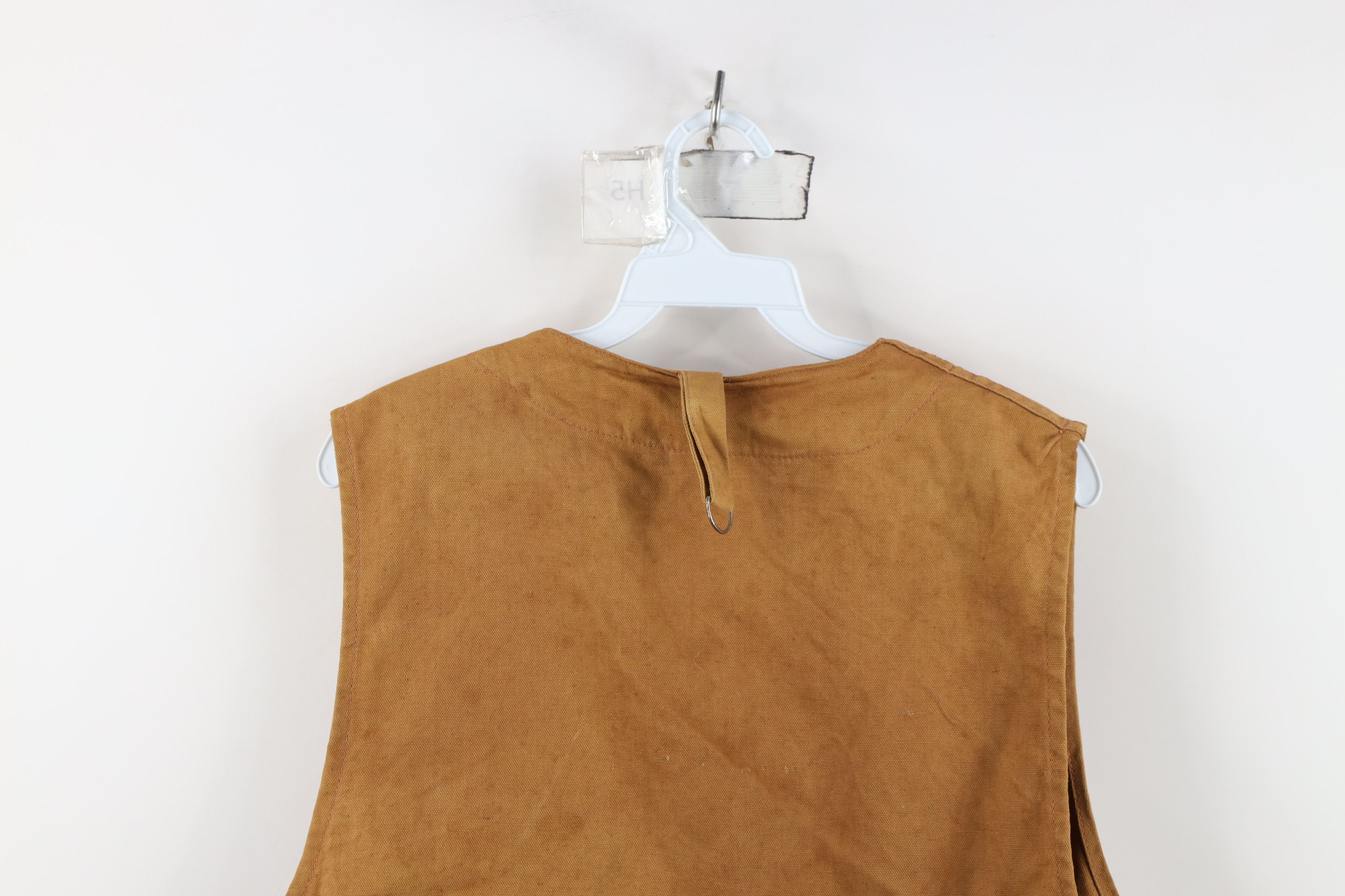 Vintage Vintage 60s Streetwear Hunting Birding Vest Jacket Brown Size US XL / EU 56 / 4 - 12 Thumbnail