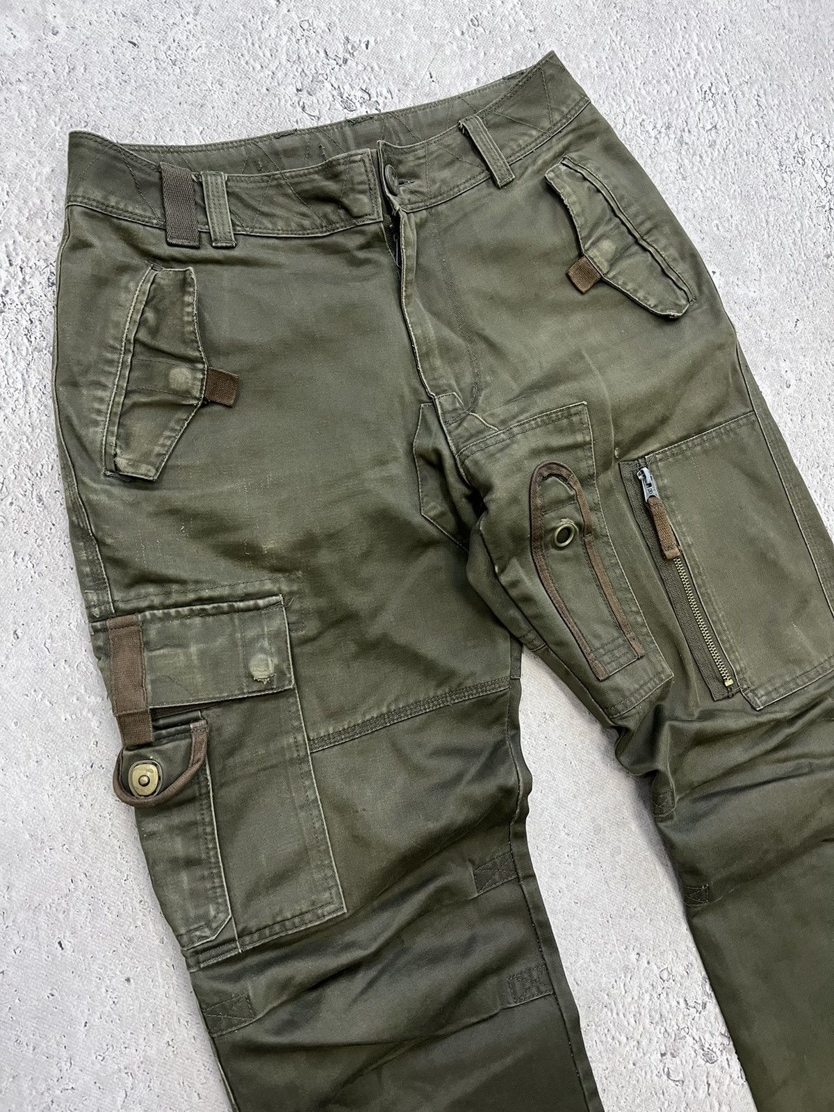If Six Was Nine × Japanese Brand × Le Grande Bleu (L.G.B.) SALE💣💣2000s Japanese Punk Bondage Baggy Cargo Pants Y2K Size US 32 / EU 48 - 4 Thumbnail