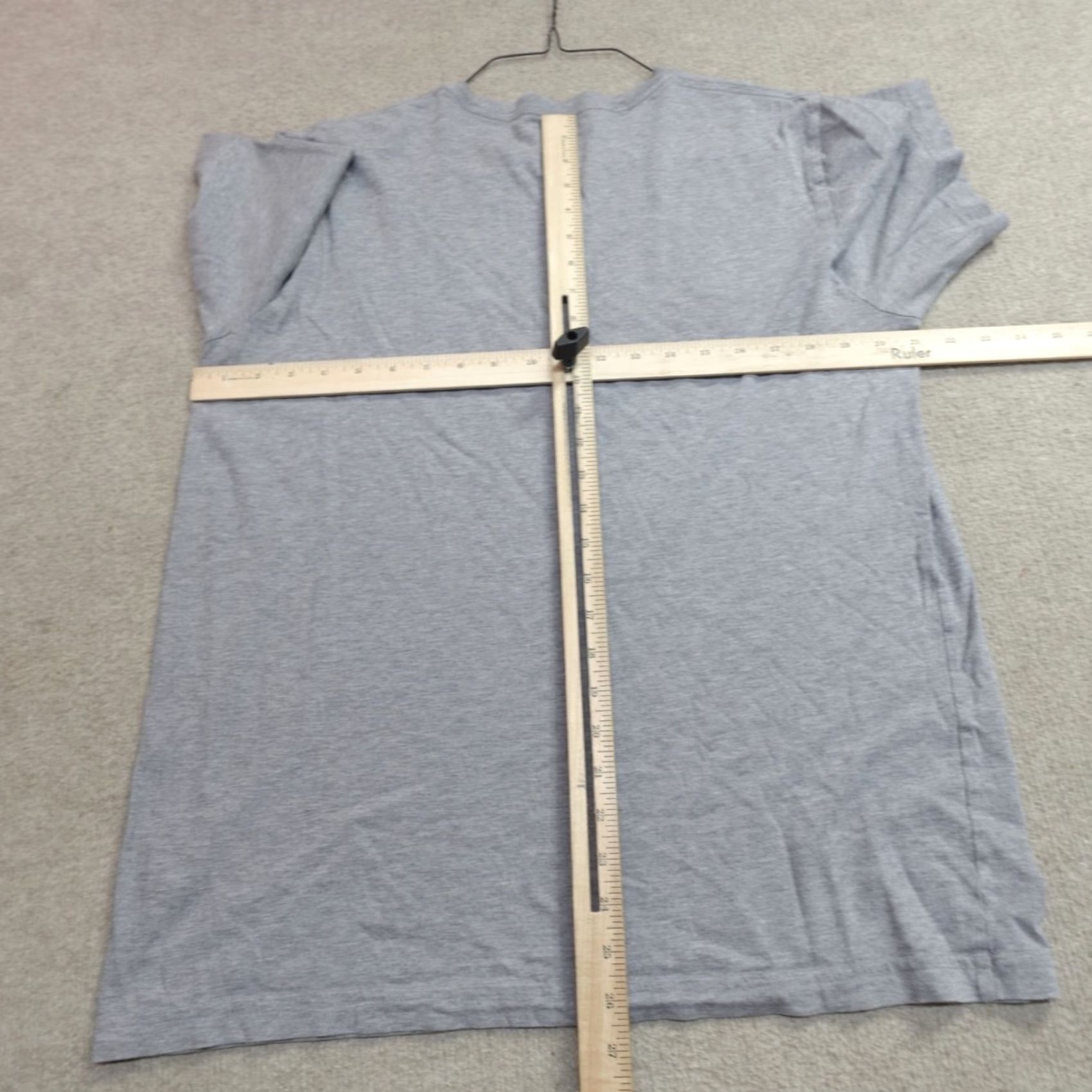 TravisMathew Travis Mathew Mens Shirt Golf Cart Stick Figure Beer Mug Gray L Large Short Sleeve Crew Neck Cotton Blend Logo Graphic T-Shirt Mens Size US L / EU 52-54 / 3 - 4 Thumbnail