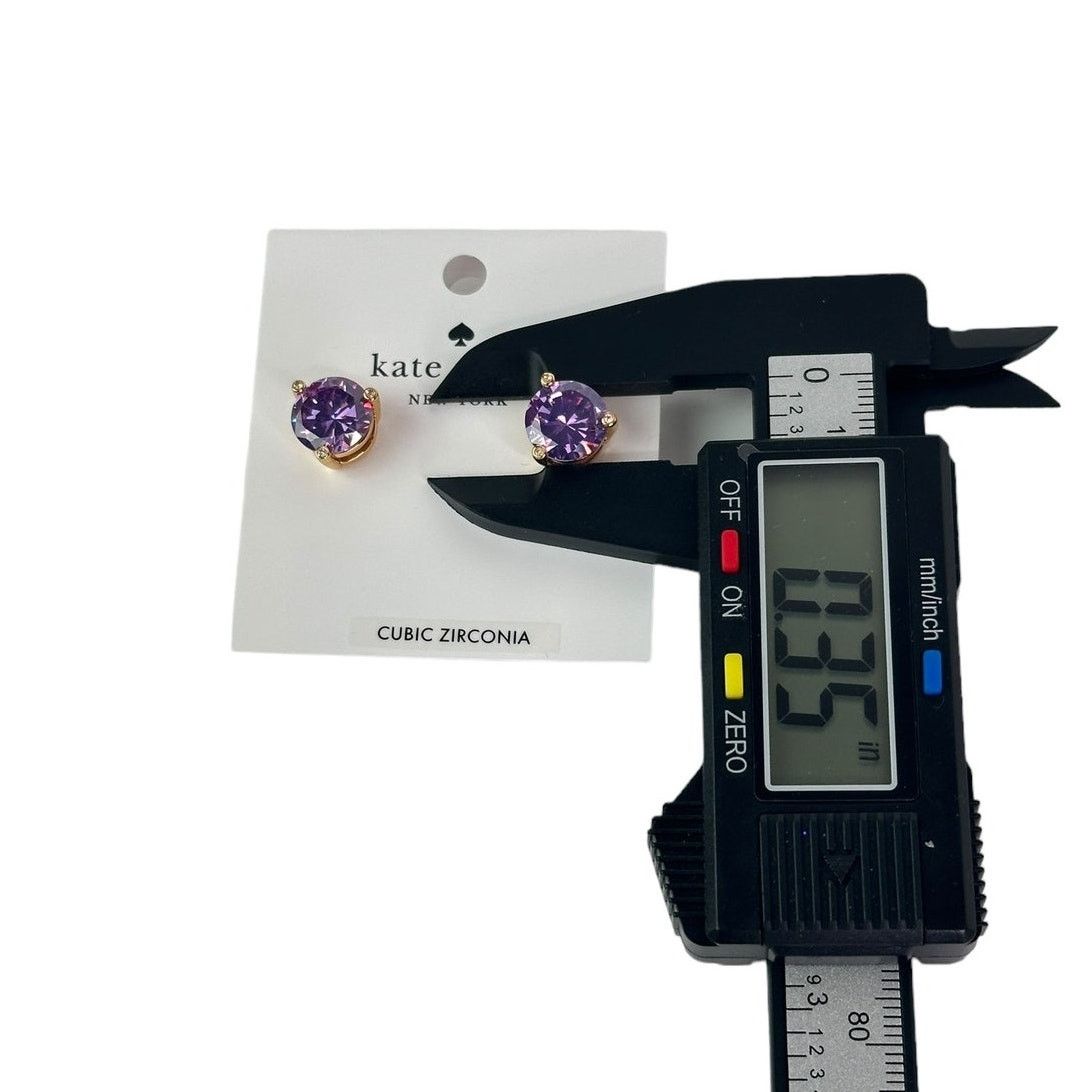 Kate Spade Kate Spade Rise And Shine Studs (Light Amethyst) Earrings Size ONE SIZE - 3 Thumbnail
