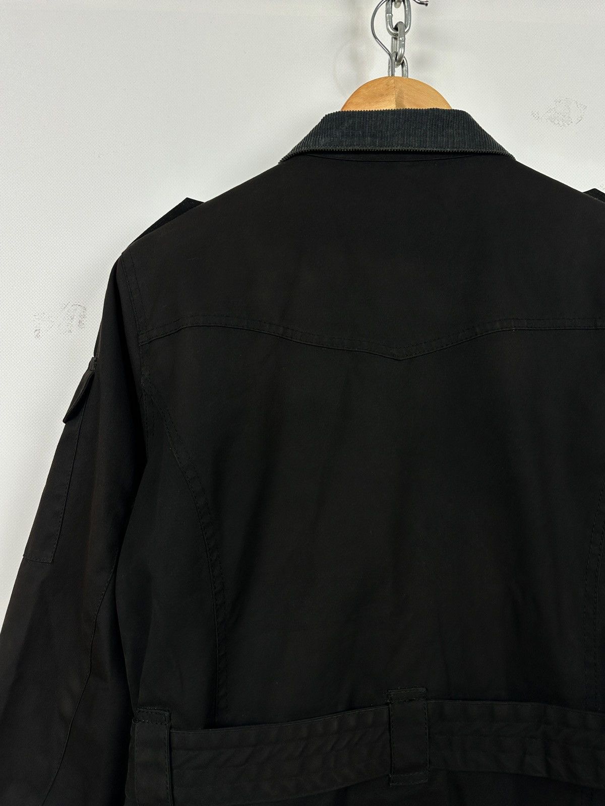 Barbour Barbour International Utility Black Waxed Motorcycle Jacket Size L / US 10 / IT 46 - 18 Thumbnail