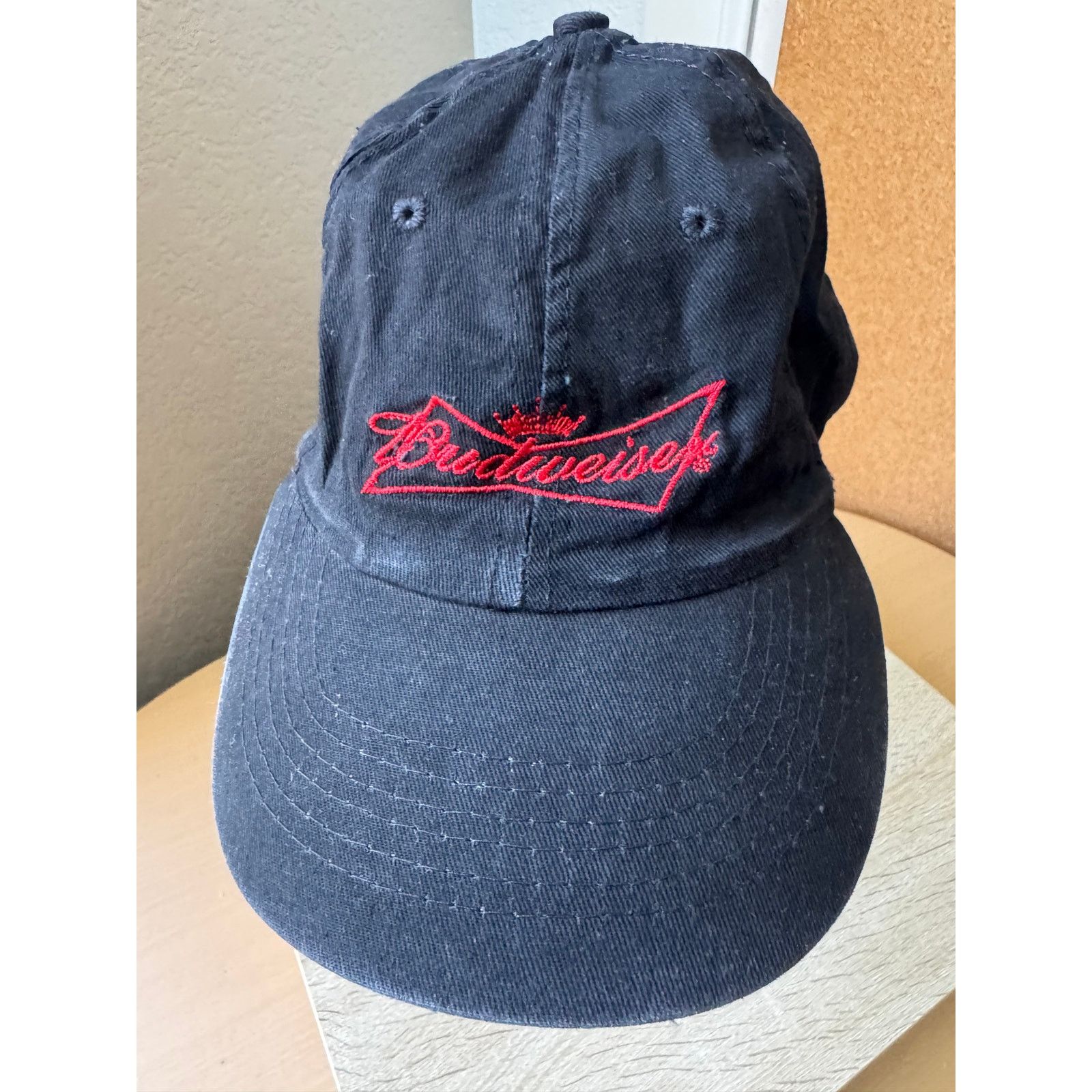 Budweiser Budweiser Black Lightweight Cotton Cap Size ONE SIZE - 1 Thumbnail