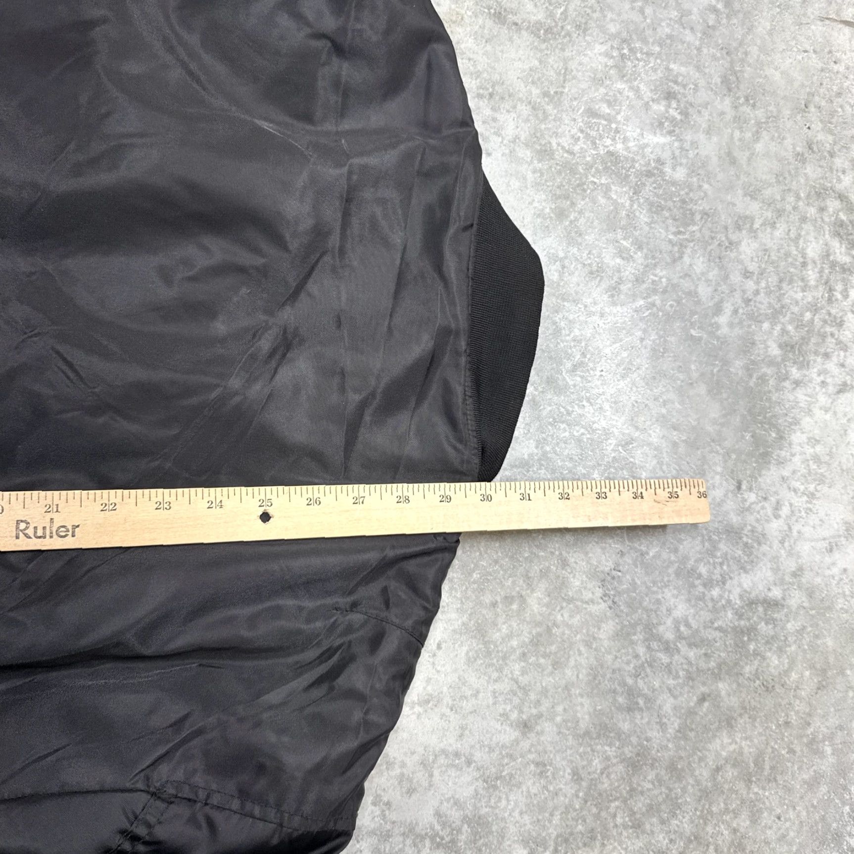 Jordan Craig Jordan Jacket Mens 2XL Black Bomber Nylon Zip Pockets Lining Polyester MA-1 Flight Brand: Jordan Craig Size US XXL / EU 58 / 5 - 6 Thumbnail