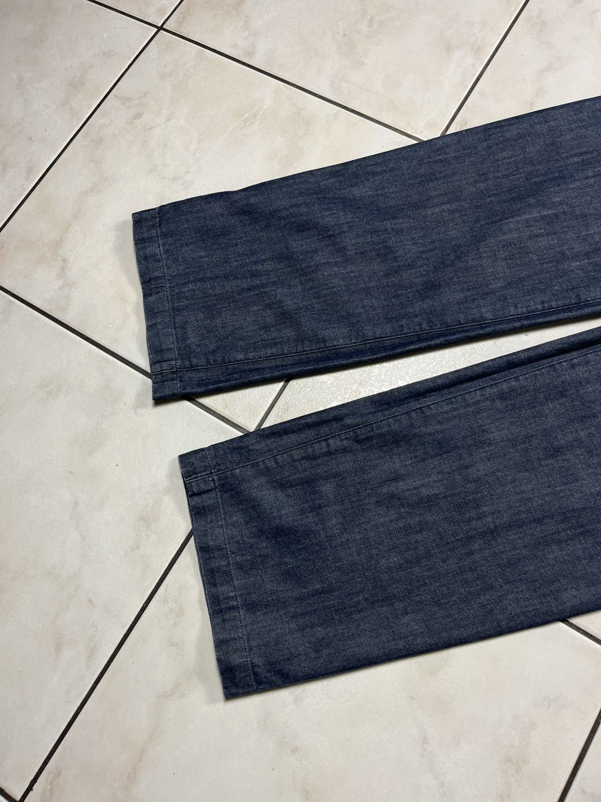 Designer × Mugler × Thierry Mugler Vintage Thierry Mugler men denim jeans pants alien goth dark Size US 34 / EU 50 - 9 Thumbnail
