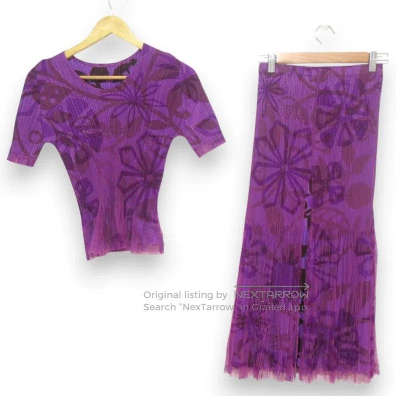 Issey Miyake Issey Miyake Purple Short Sleeve Size M / US 6-8 / IT 42-44 - 1 Thumbnail