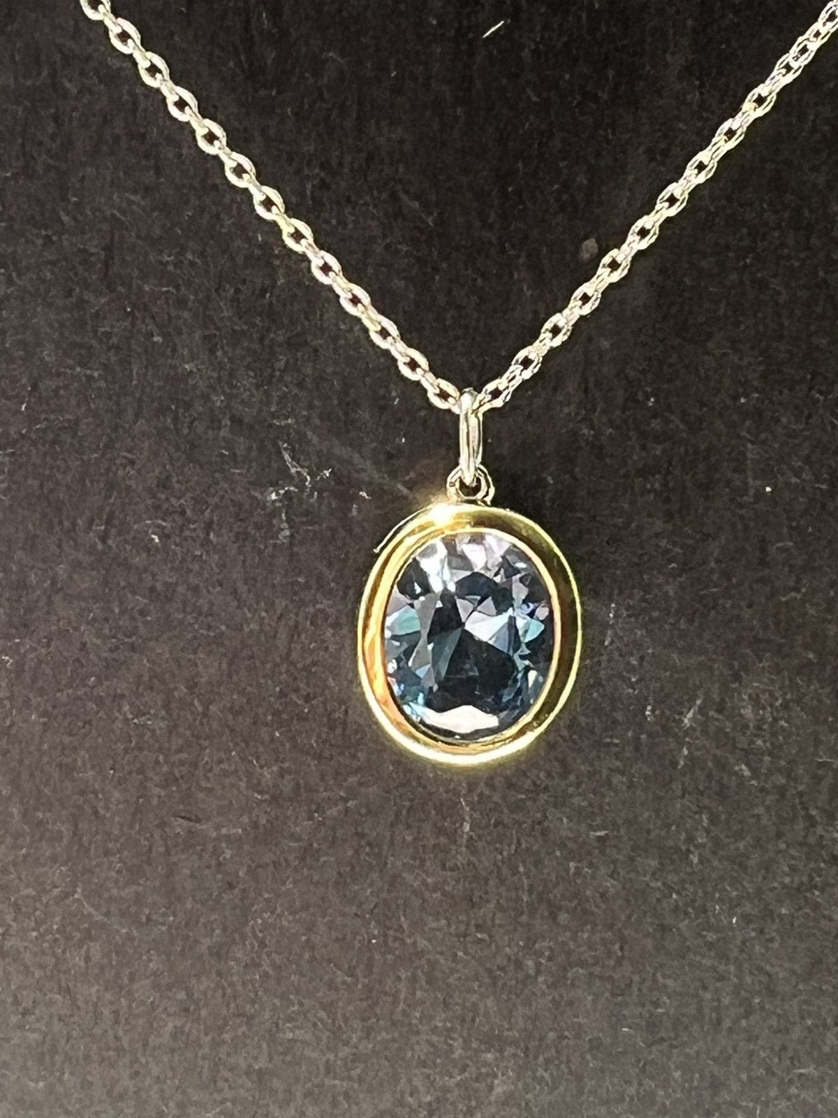 Other Tocara Sterling Necklace with blue spinel and 14K finish NEW Size ONE SIZE - 1 Thumbnail