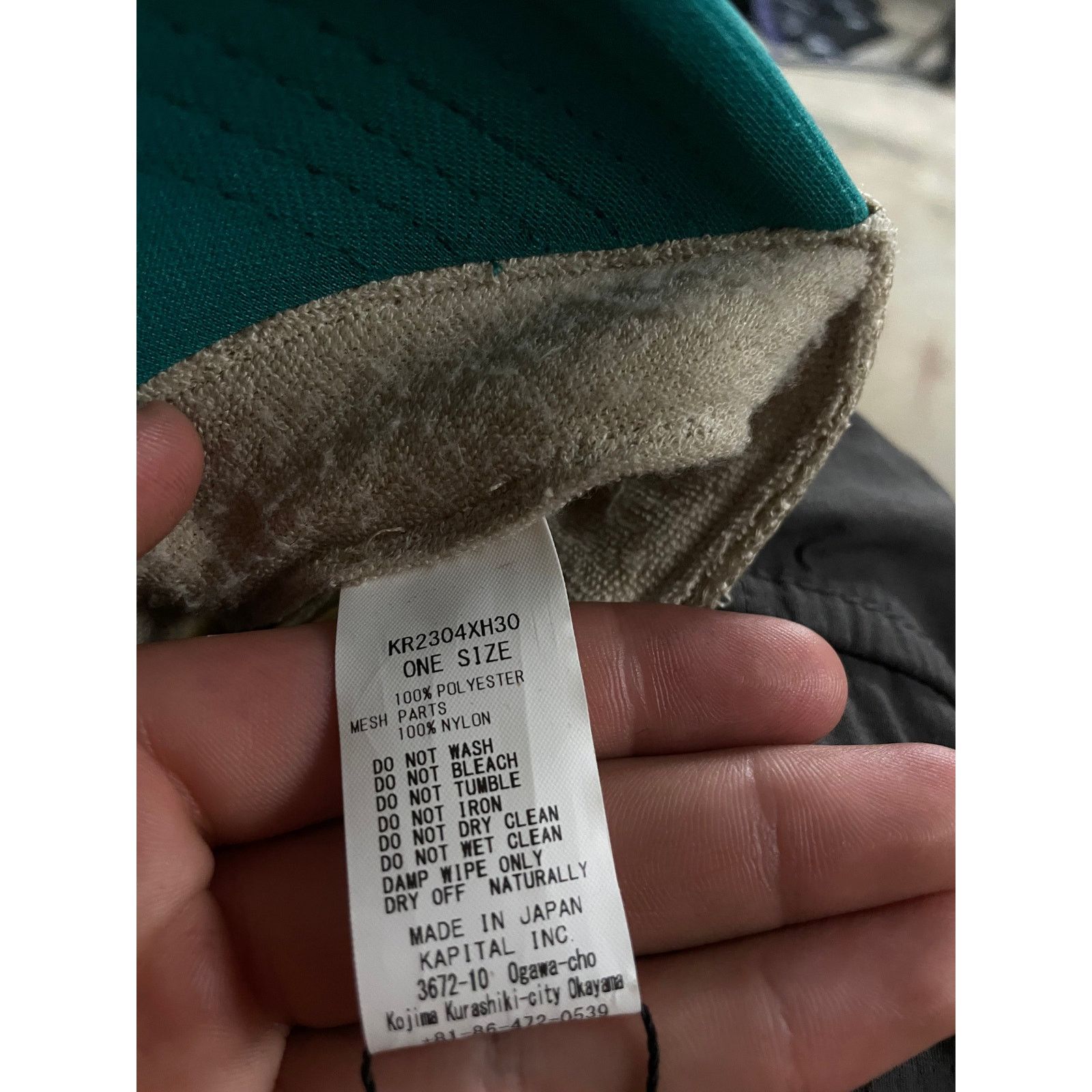 Kapital Kapital Kountry Trucker Tan Teal Used OS Size ONE SIZE - 3 Thumbnail