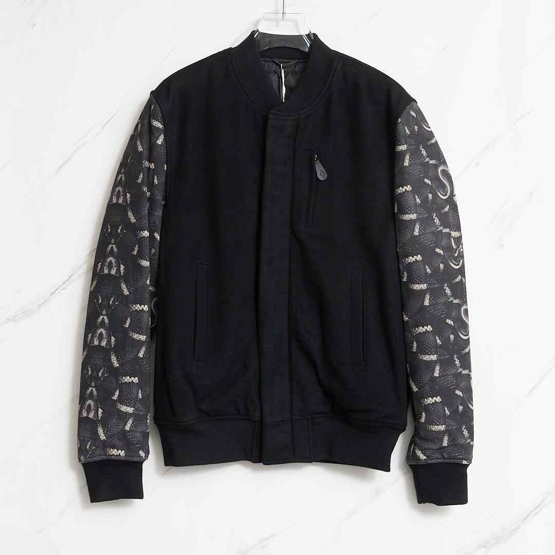 Marcelo Burlon Marcelo Burlon Men's Snake Print Quilted Jacket Size US S / EU 44-46 / 1 - 1 Thumbnail