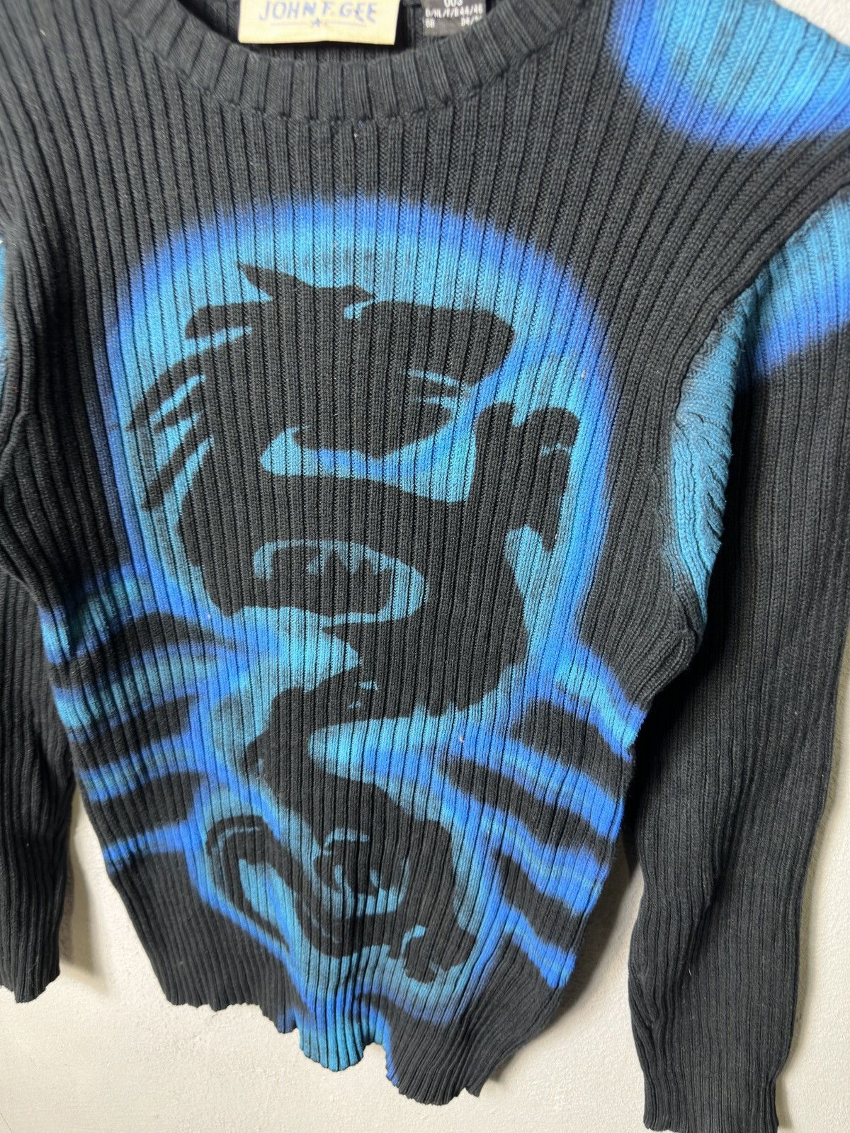 Japanese Brand 90s John F. Gee Drago Print Size US M / EU 48-50 / 2 - 2 Thumbnail