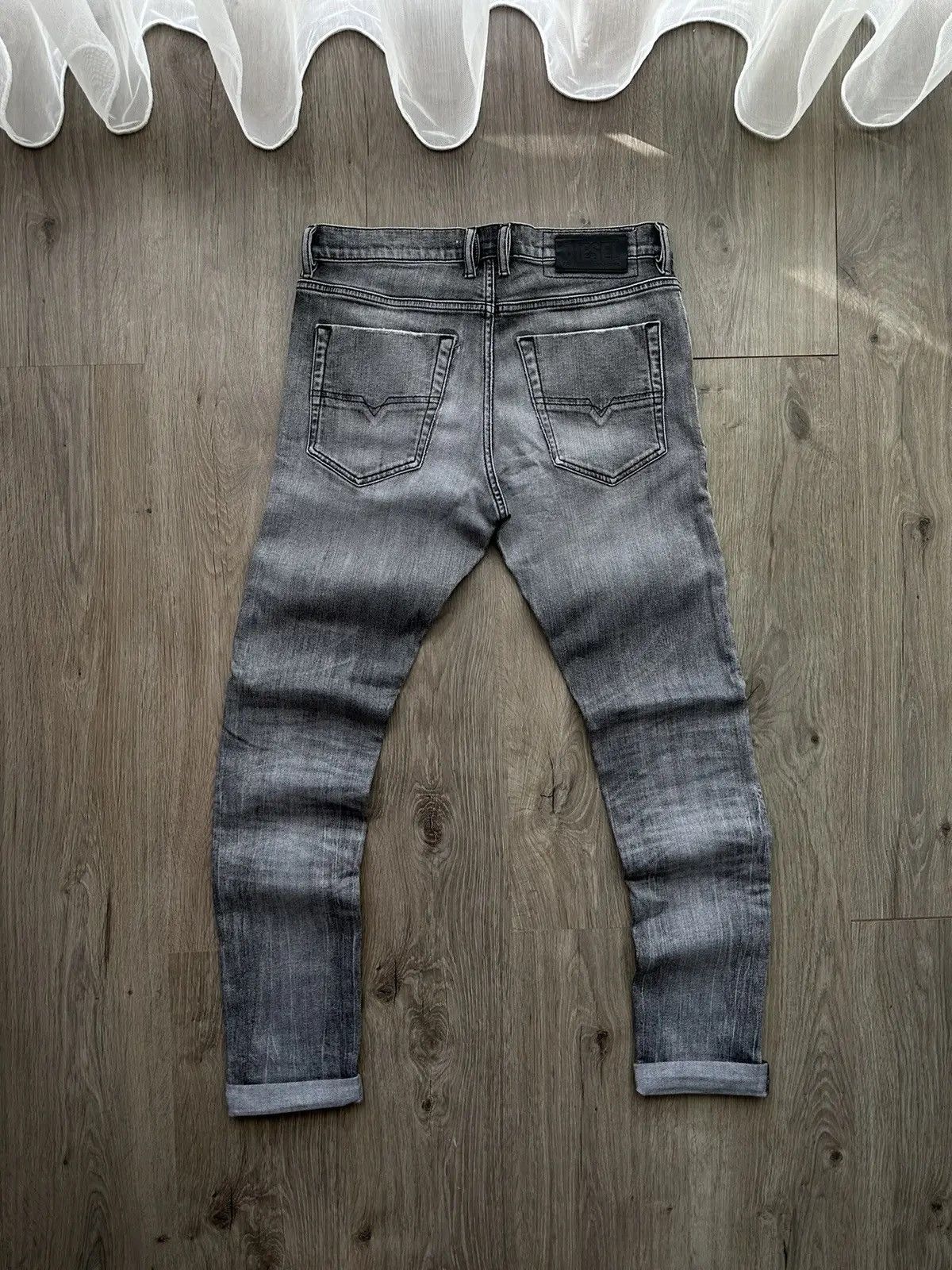 Diesel × Vintage Vintage Diesel Gray Denim Tepphar Pants Size US 31 - 3 Thumbnail