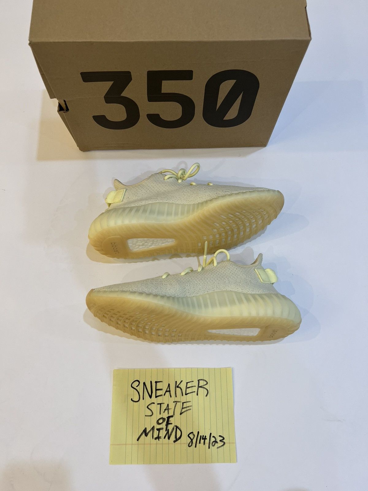 Adidas × Kanye West ADIDAS YEEZY BOOST 350 SIZE: 9.5 COLOR: BUTTER Size US 9.5 / EU 42-43 - 3 Thumbnail