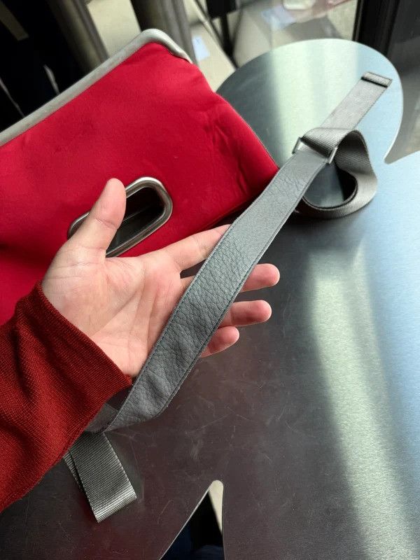 Prada Vintage Prada Neoprene / Rubber Handbag Red Size ONE SIZE - 6 Thumbnail