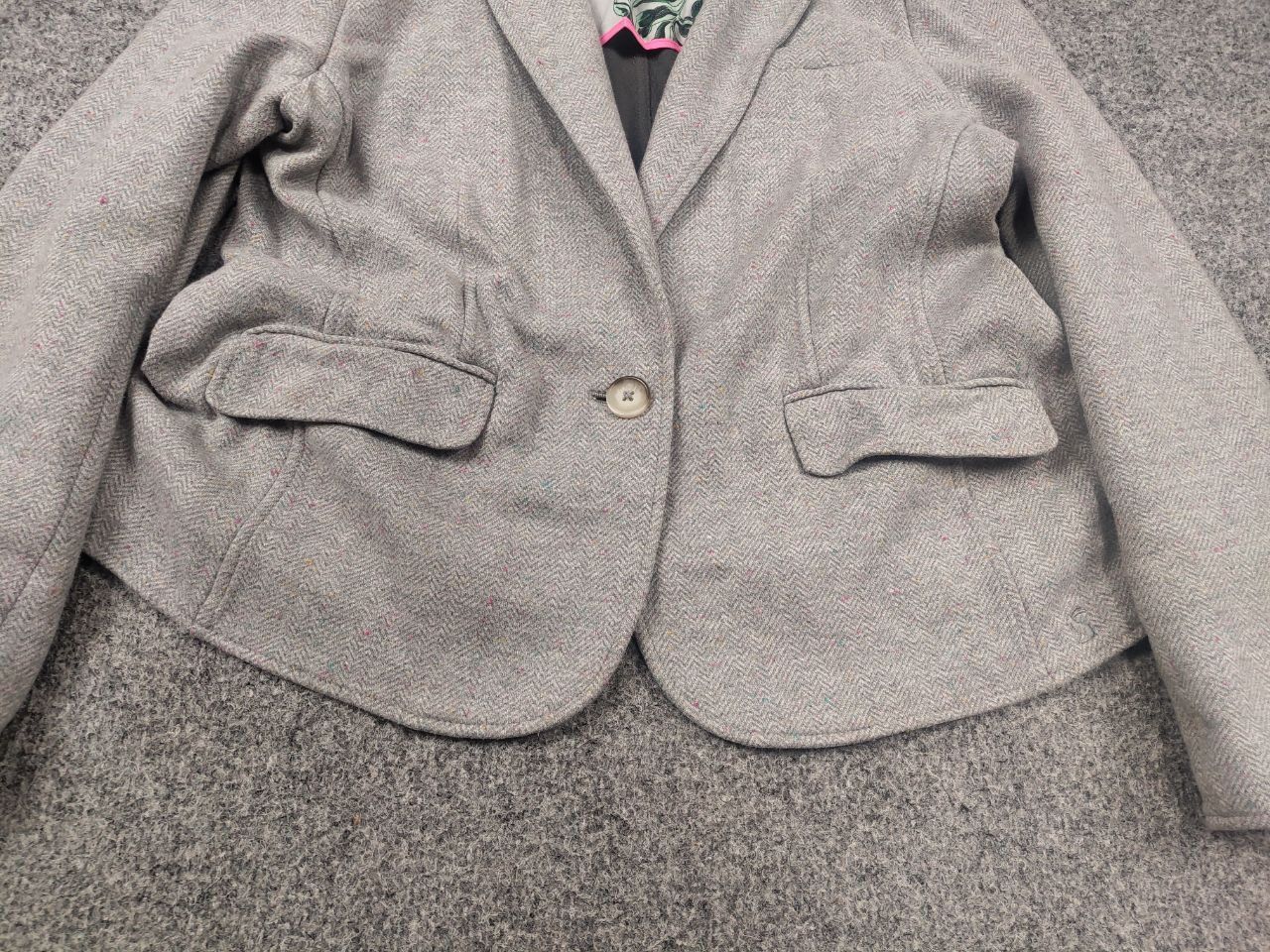 Vintage Joules Boldly british olivia Henford Combined Blazer Jacket Size L / US 10 / IT 46 - 5 Thumbnail