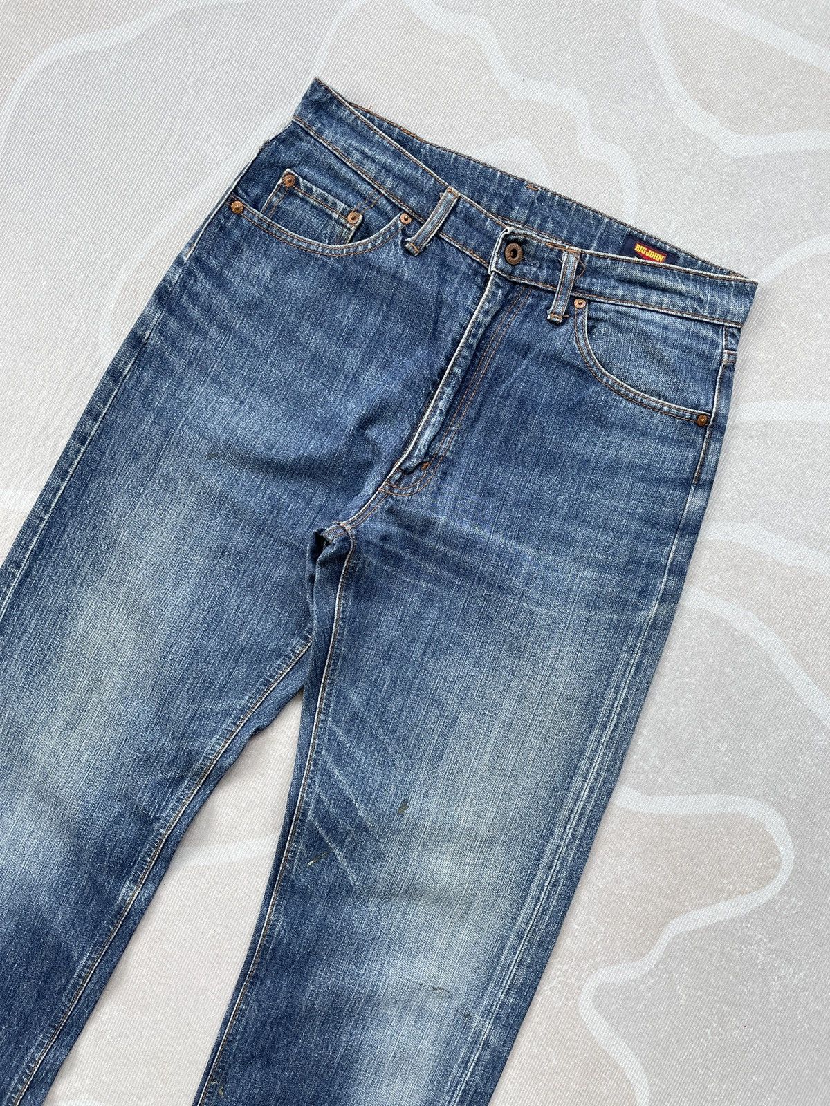 Big John × Vintage Big John Extra Straight Jeans (LG143) Size US 31 - 3 Thumbnail