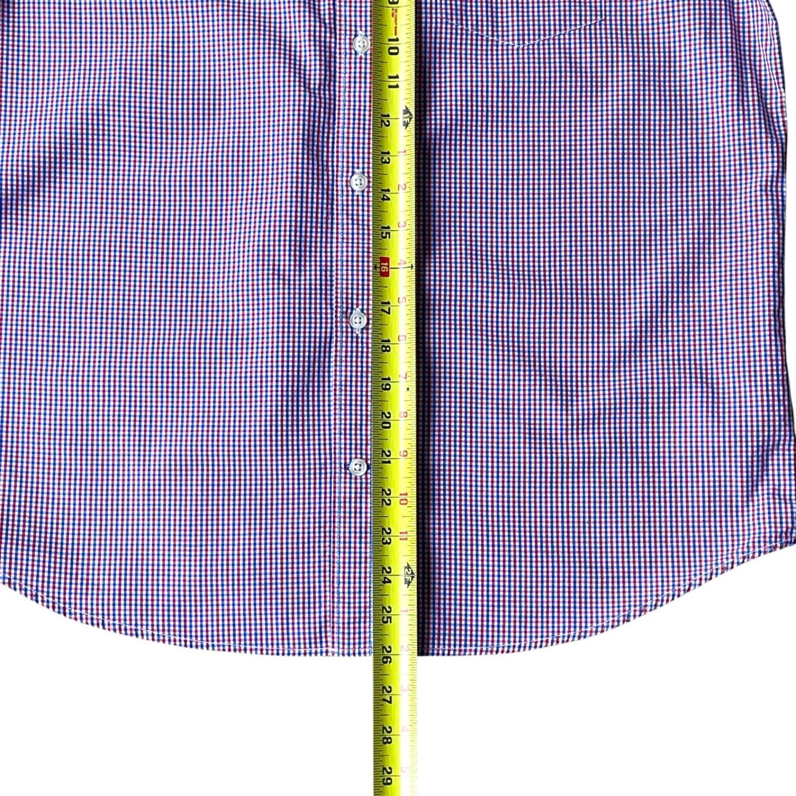 Gap GAP Men’s Large Blue Red Button Down LS Shirt EUC Clean Size US L / EU 52-54 / 3 - 6 Thumbnail