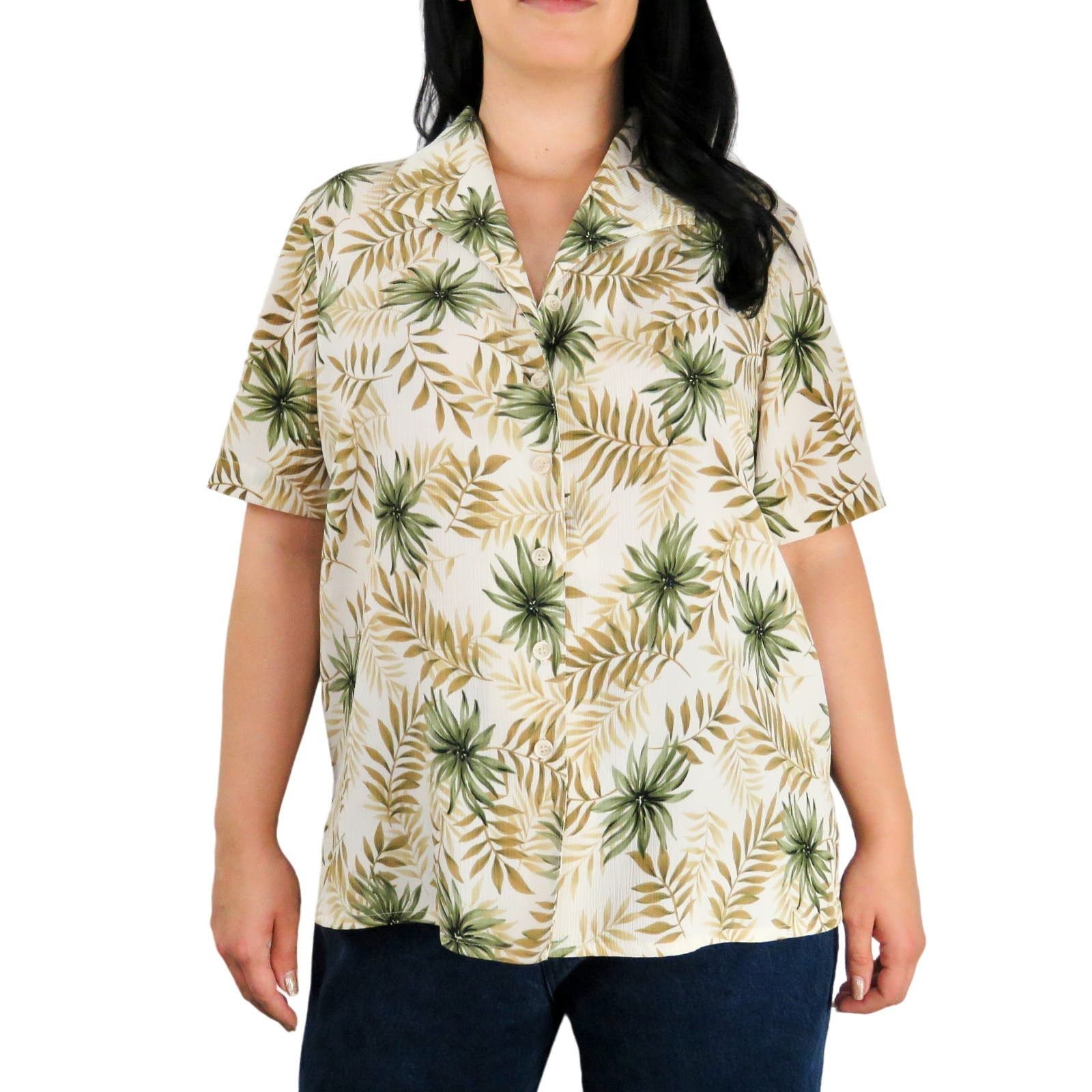 Lindsay Modern Tartan Vintage Leaves Hawaiian Shirt main image 1