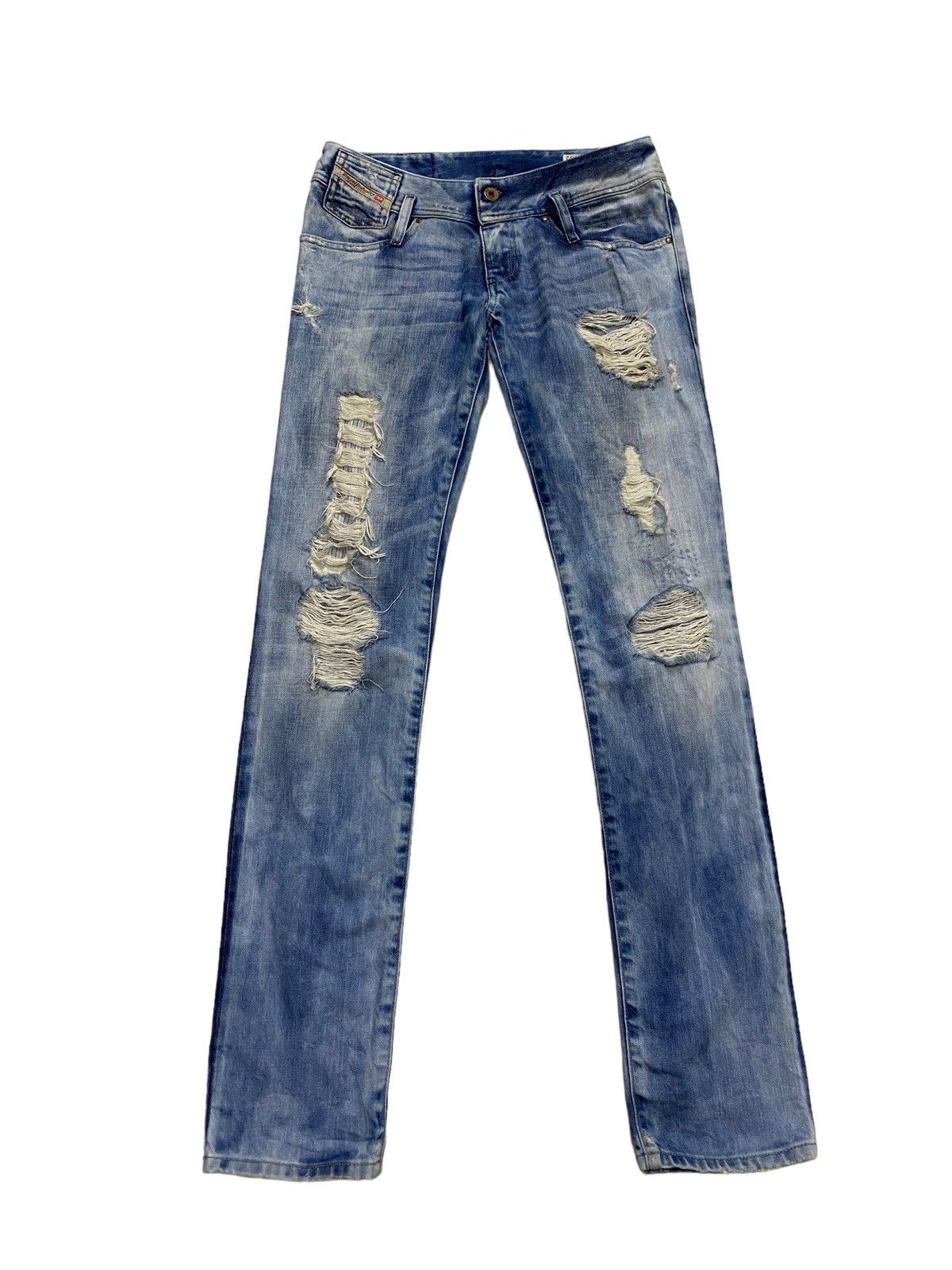 Diesel DIESEL INDUSTRY SKINNY DISTRESSED DENIM Size 30" / US 8 / IT 44 - 1 Thumbnail