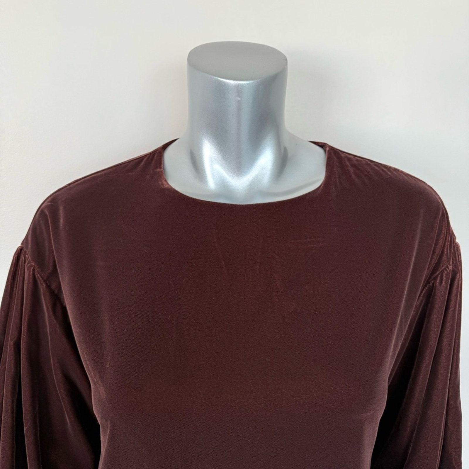Other NWT! L’Autre Chose brown velvet dress, size XS, MSRP.636$ Size XS / US 0-2 / IT 36-38 - 2 Thumbnail