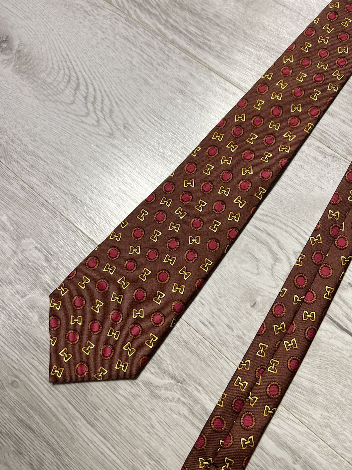 Celine Celine Paris Pure Silk All Over Printed Tie Size ONE SIZE - 2 Thumbnail