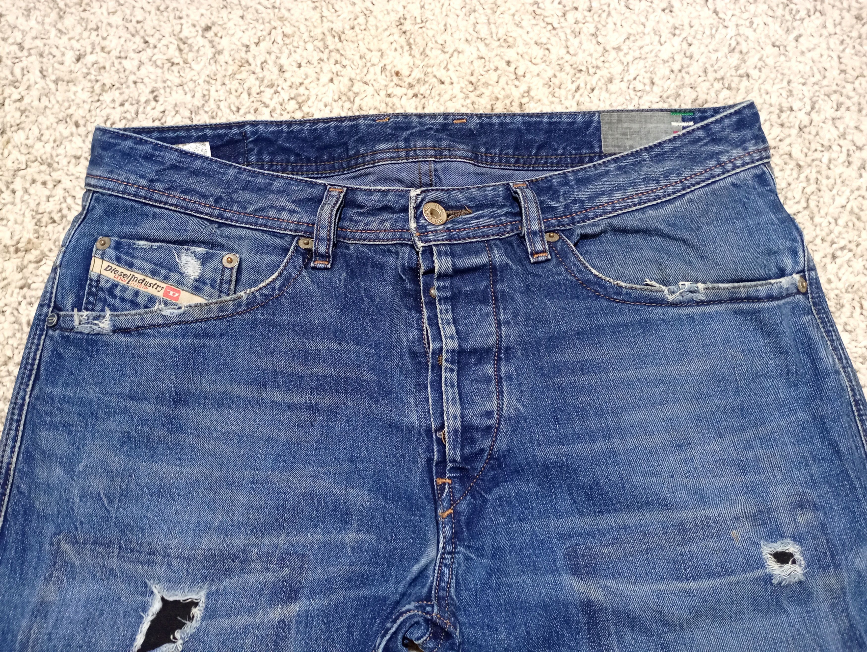 Diesel Diesel Bleu Eyecons 2011 Edition Distressed Vintage Pants Size US 32 / EU 48 - 4 Thumbnail
