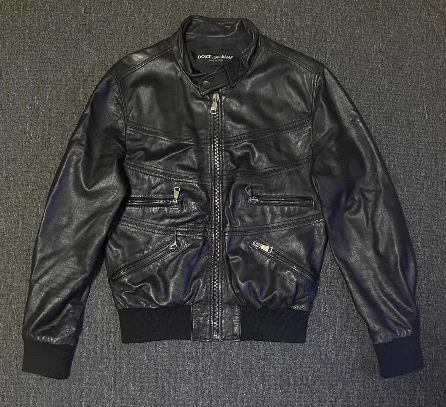Dolce & Gabbana Dolce&Gabbana Main Line Leather Jacket Q4 Size US L / EU 52-54 / 3 - 1 Thumbnail