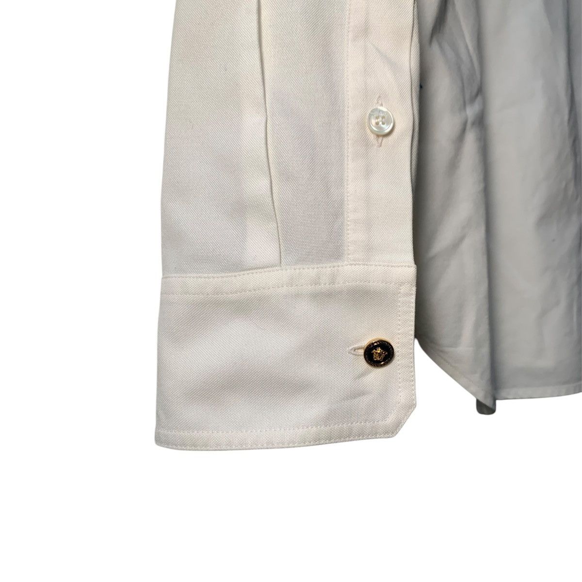 Versace Versace Buttondown Medusa Head Buttons White 39 Size US XXS / EU 40 - 6 Thumbnail