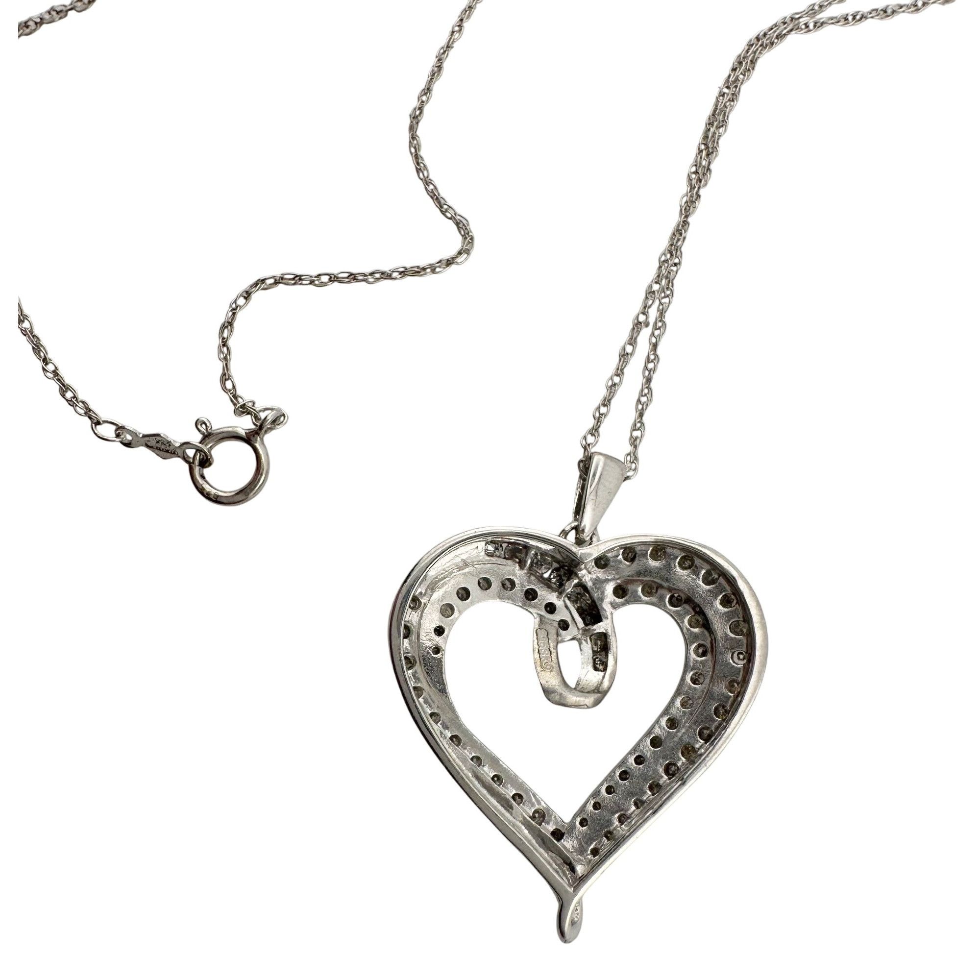 Other Stunning 1 Ct Natural Diamond Heart Shaped Pendant with Chai Size ONE SIZE - 9 Thumbnail