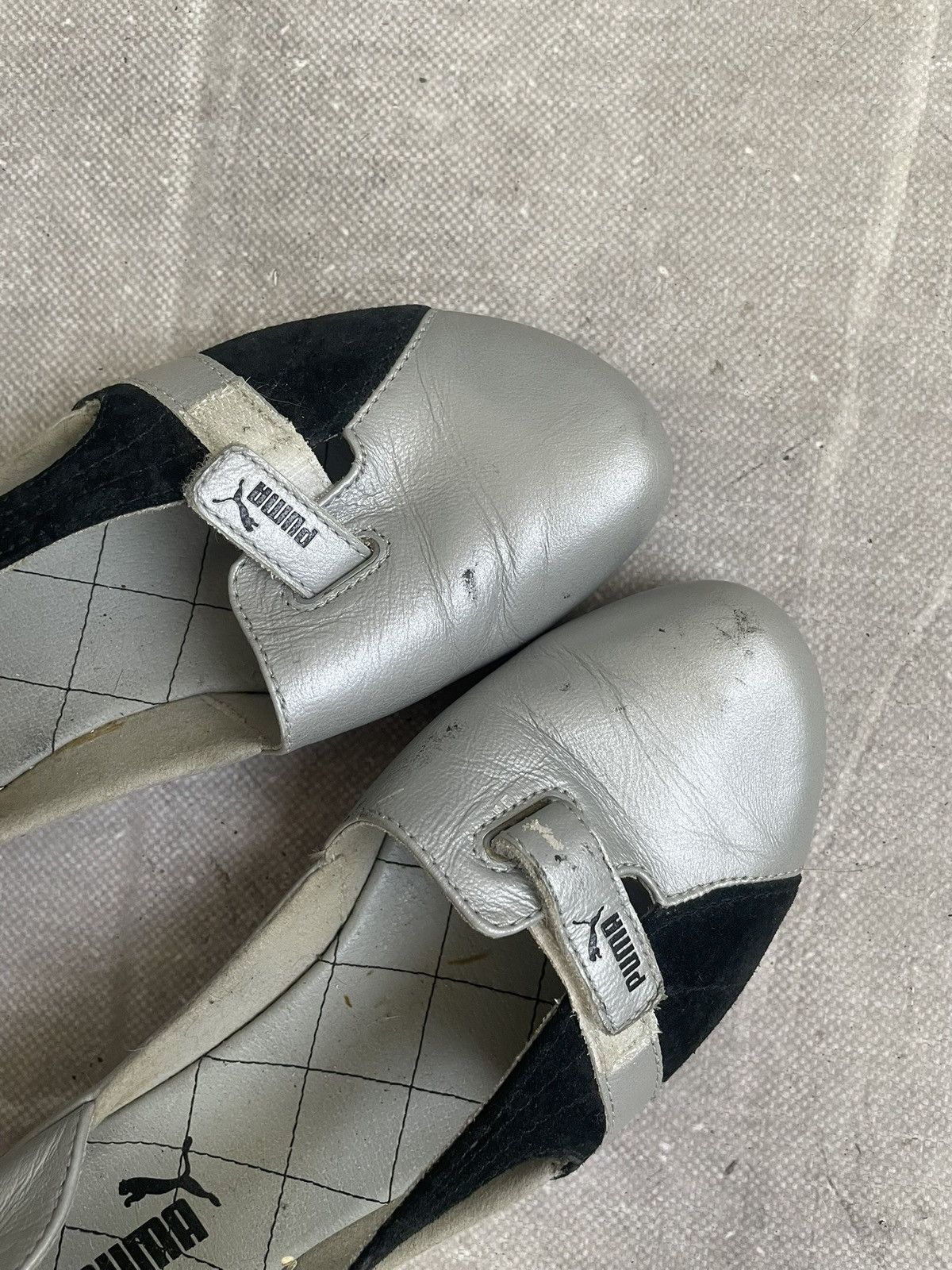 Puma Puma ballet style slip on flats y2k tech minimal silver Size US 7 / IT 37 - 9 Thumbnail