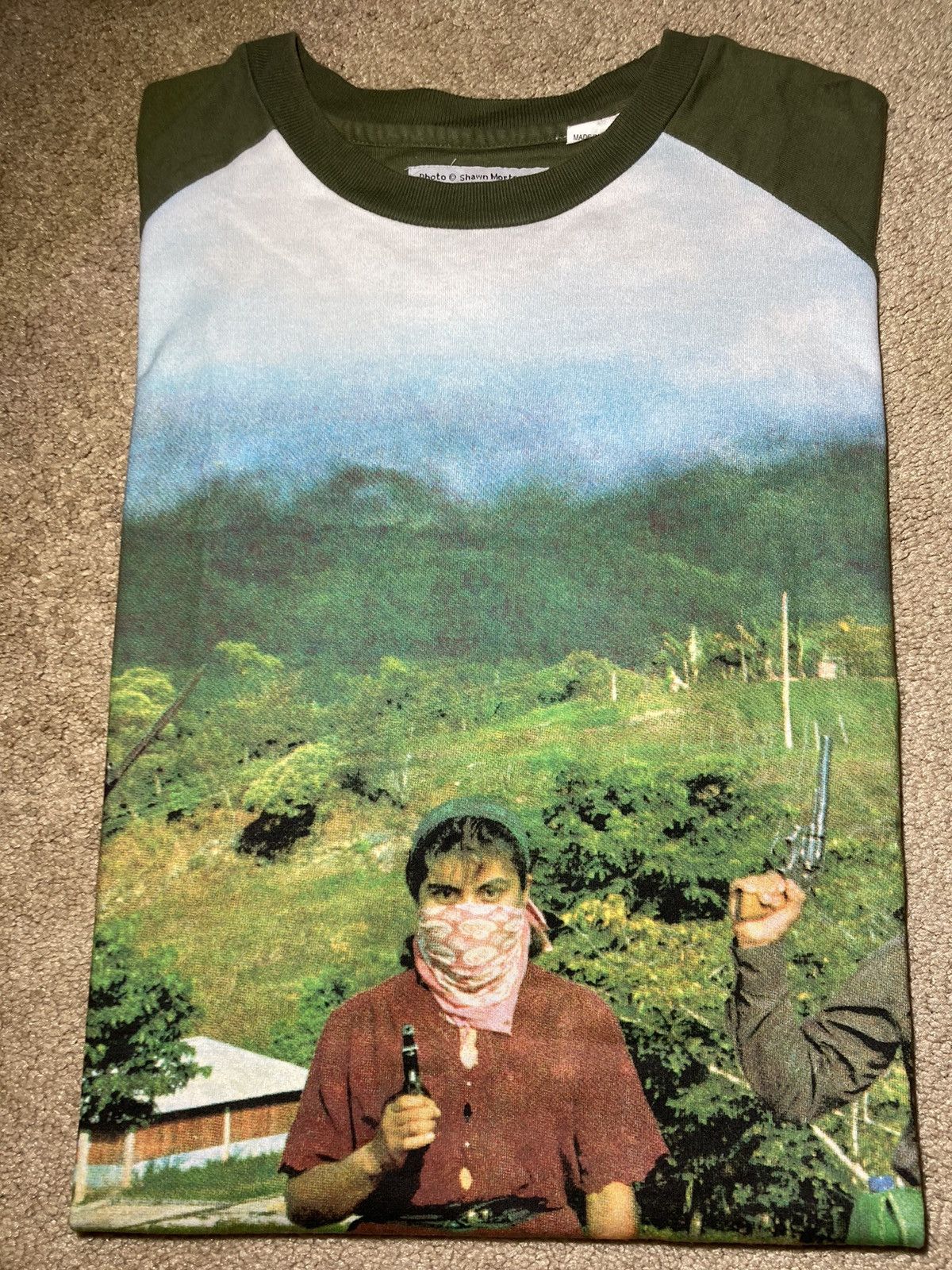 Pre-owned Supreme 2005  Shawn Mortensen Zapatista Chiapas Photo Fzln 90 In Green
