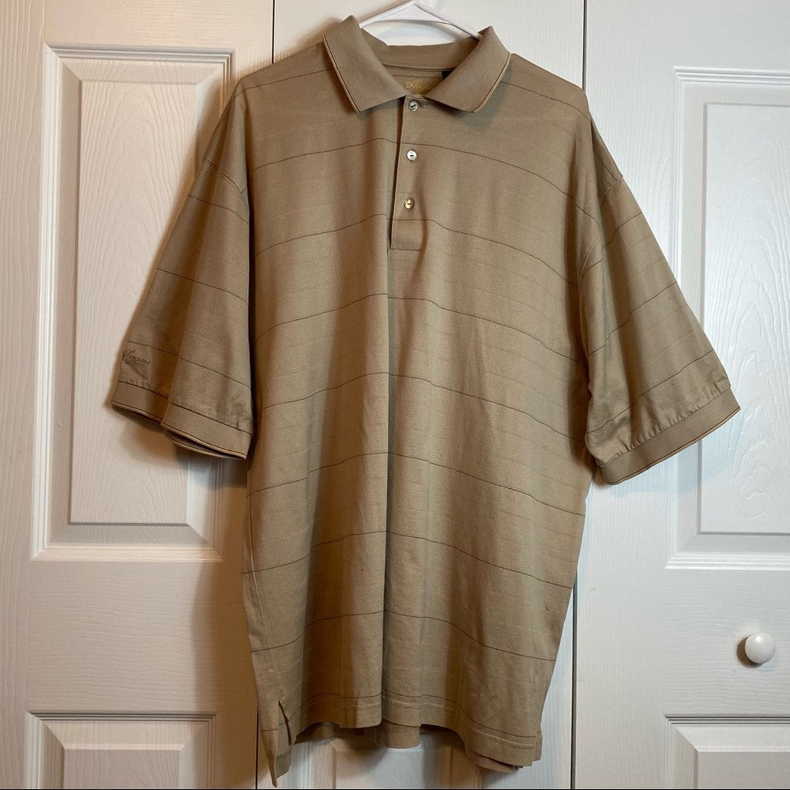 Hogan Ben Hogan Men's Size XL Golf Stripe Polo Shirt Size US XL / EU 56 / 4 - 1 Thumbnail