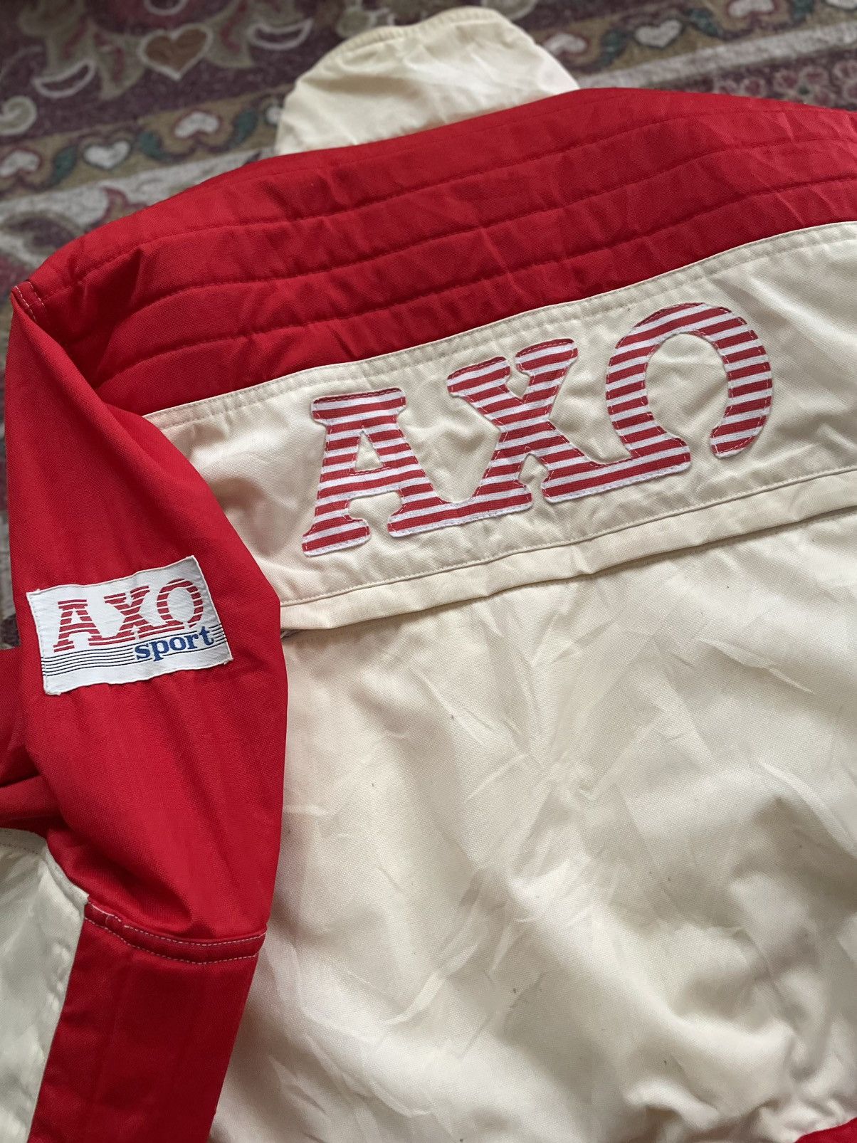 Gear for Sports × Vintage Vintage 90s Official AXO Fet Sport Racing Motocross Jacket Size US M / EU 48-50 / 2 - 14 Thumbnail